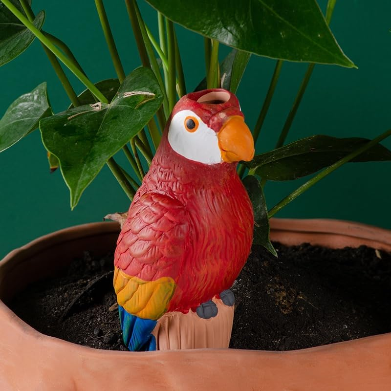 Terracotta Watering Spike Set, Self Watering Planter Insert, Automatic Plant Watering Devices for Vacation Care, Garden/Office/Outdoor/Indoor Plant Decoration 4PCS image number 1