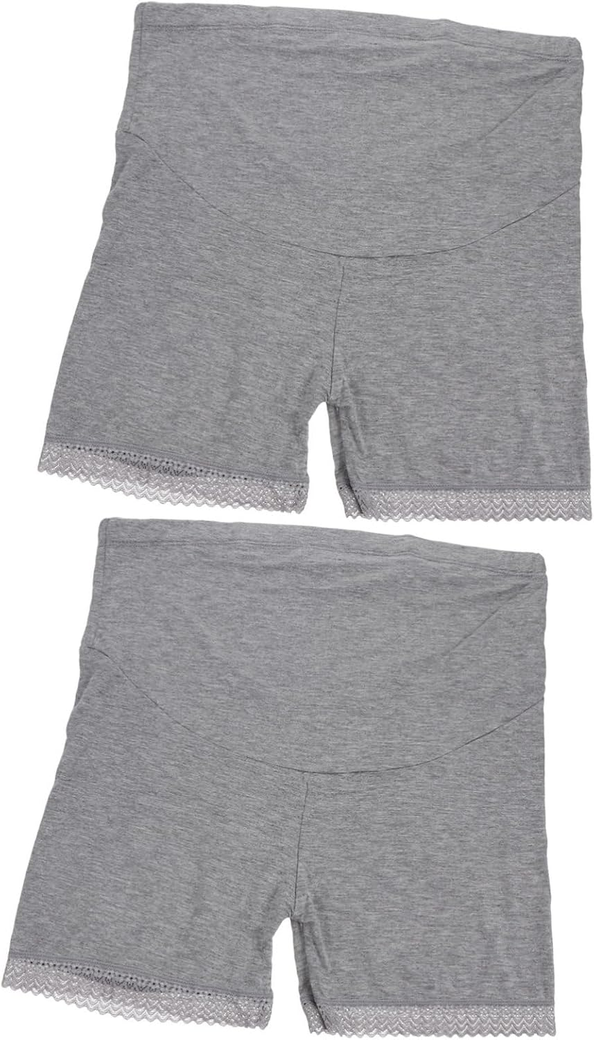 Ipetboom 10 Pcs High Waist Cotton Maternity Panties for Pregnant Women Breathable Safety Briefs with Stretchy Support Comfortable over Belly Underwear for Pregnancy and Postpartum Care Grey image number 1