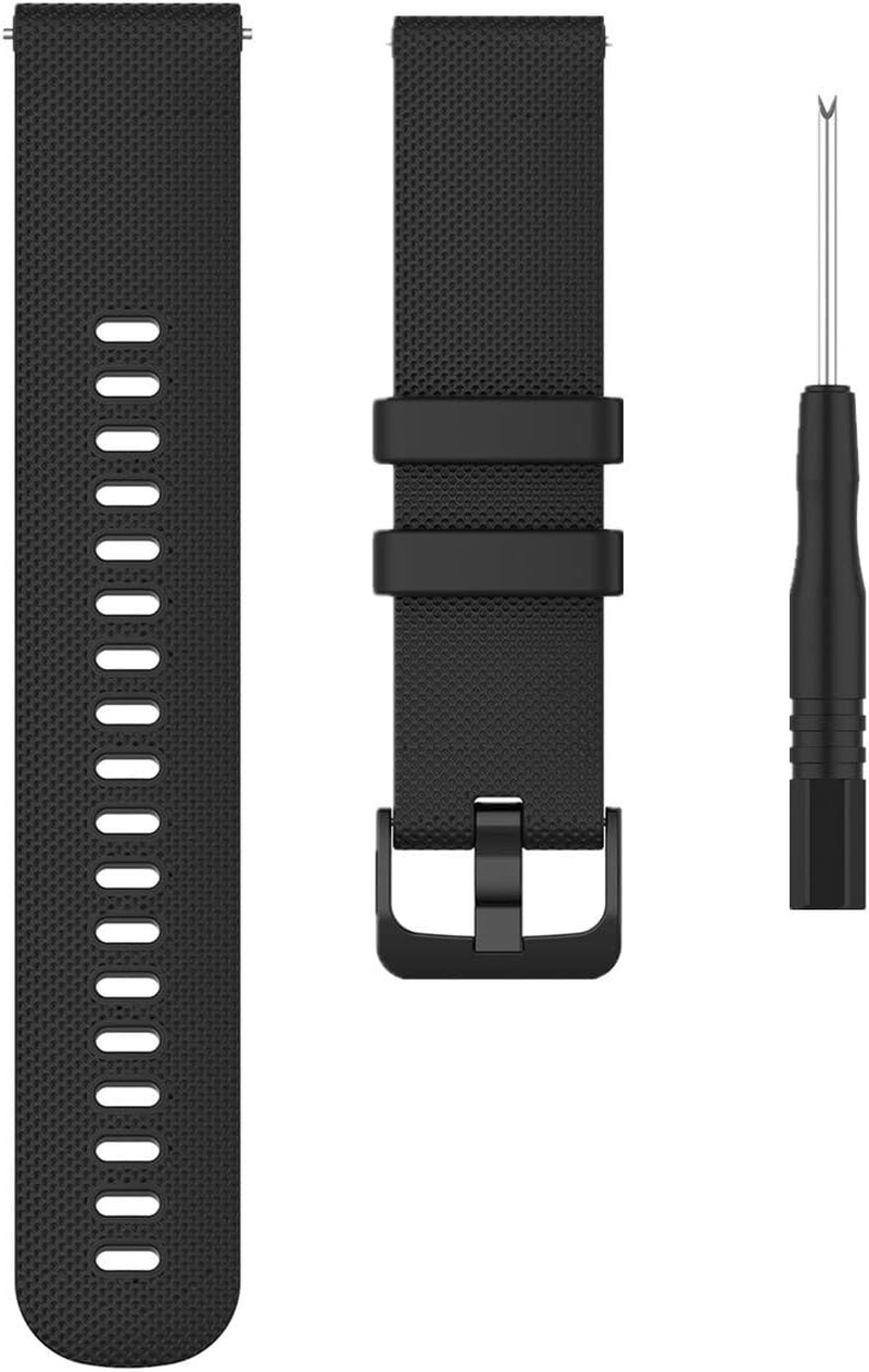 Muovrto Silicone Replacement Strap for Garmin Forerunner 745/Forerunner 955/Forerunner 965,Outdoor Sport Watch Strap Band