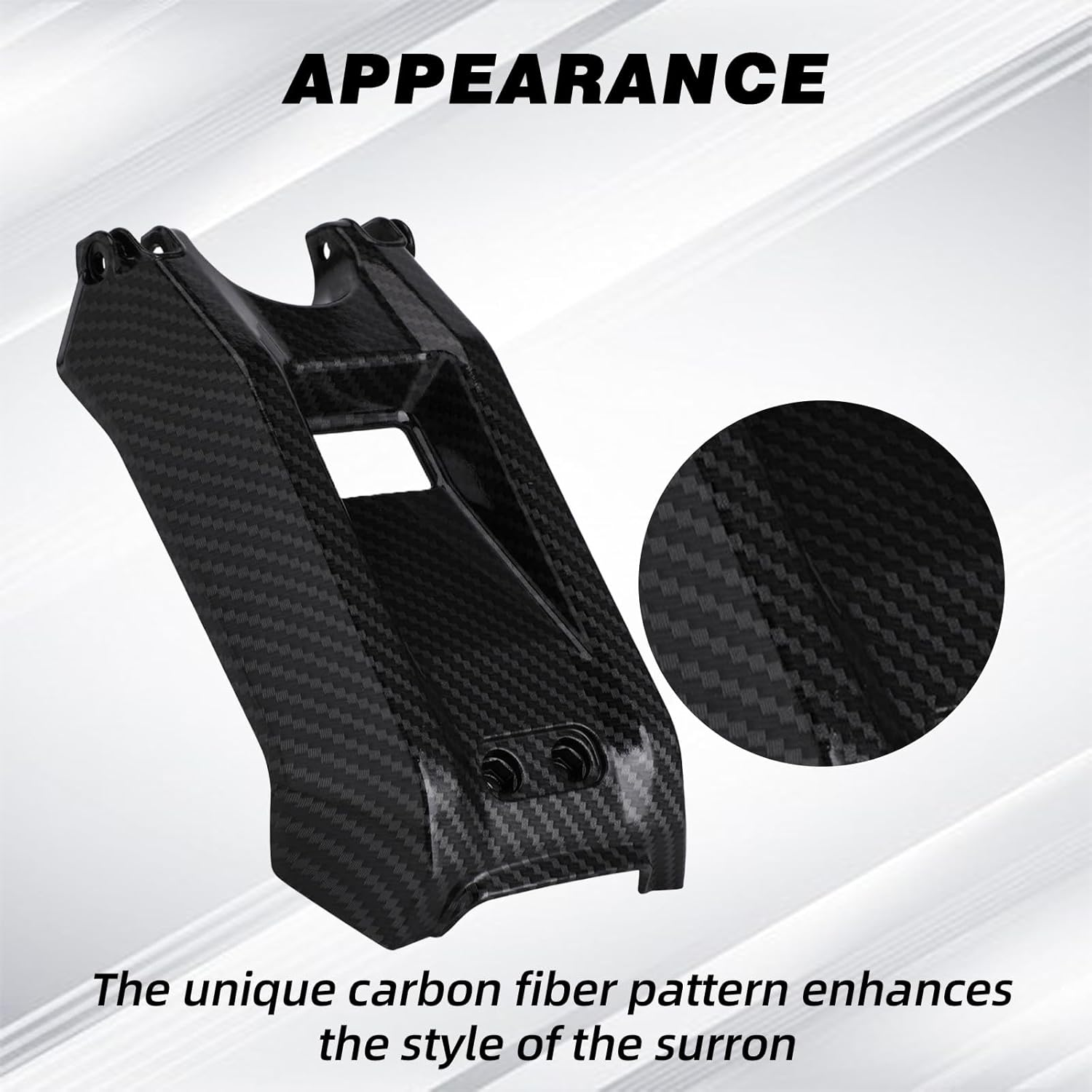 JFG RACING Sur Ron Battery Cover Carbon Fiber Pattern for Surron Light Bee X/S Electric Dirt Bike image number 1