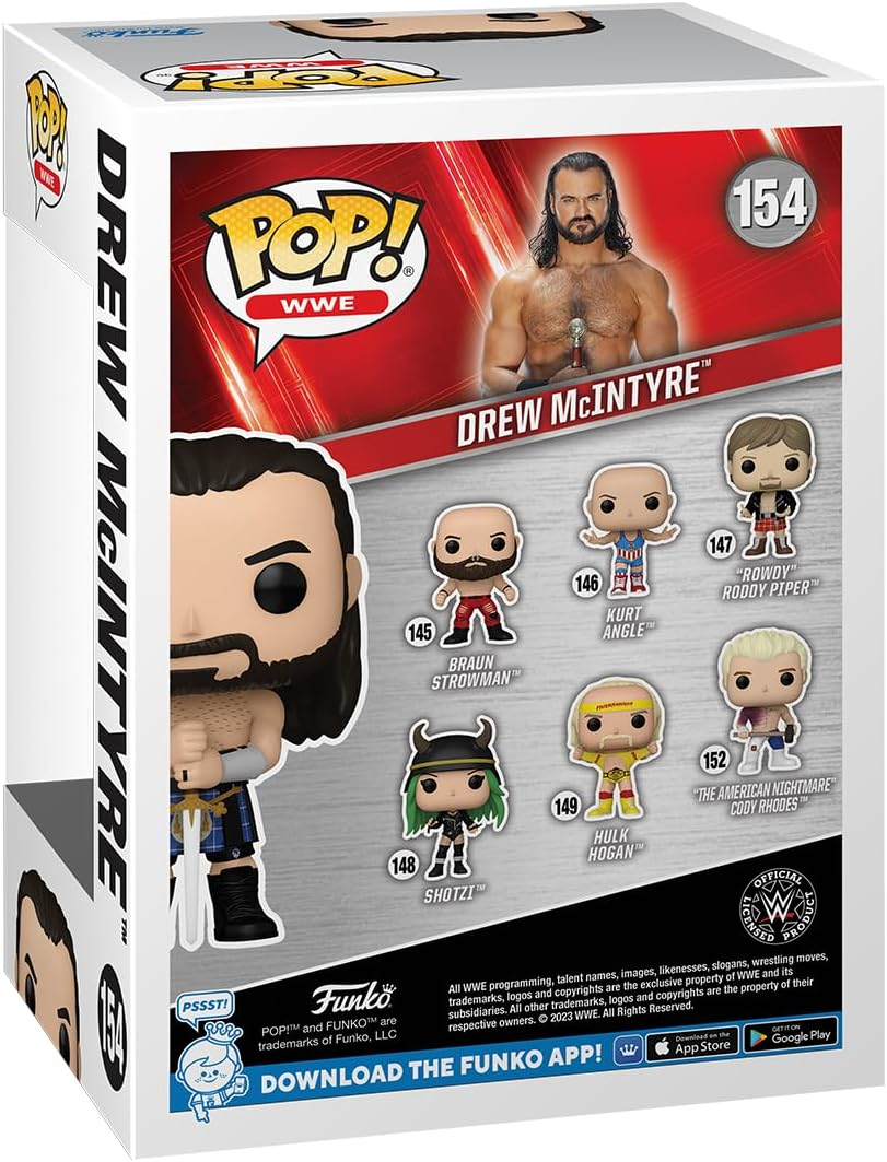 FUNKO POP! WWE: Drew Mcintyre image number 3