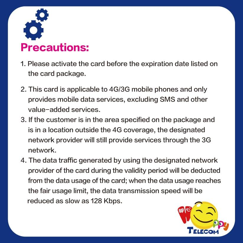 Happy South Korea 15 Days Unlimited Data Travel Sim Card | 8GB of 4G LTE High-Speed Data Then 128Kbps | No Daily Limit | No Registration Required | Easy Activation image number 5