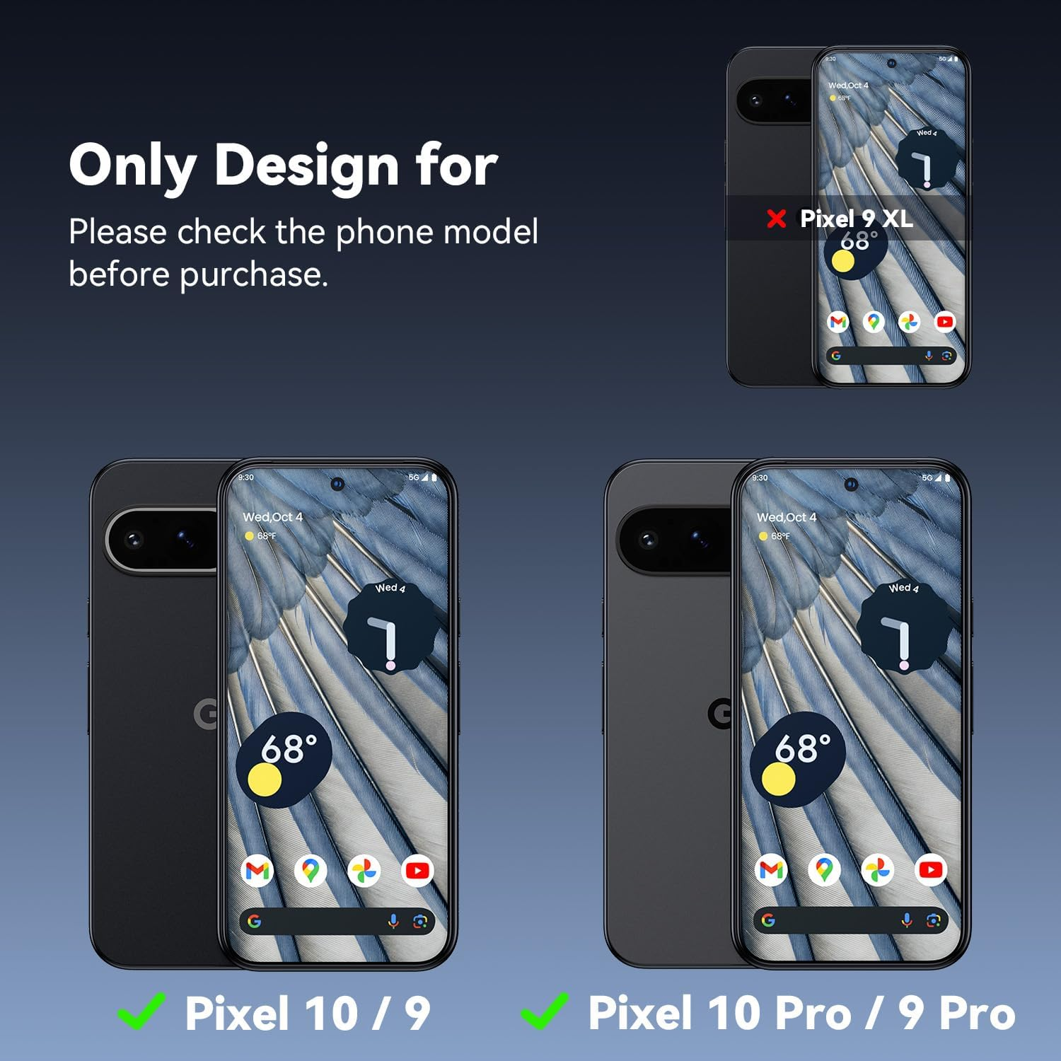 WSKEN for Google Pixel 10/10 Pro/9/9 Pro Screen Protector - [Fingerprint Unlock Support][Auto Dust-Remove]Full Coverage Tempered Glass Military Shatterproof,Invisible Fit,Anti Fingerprint,Zero-Bubble image number 4