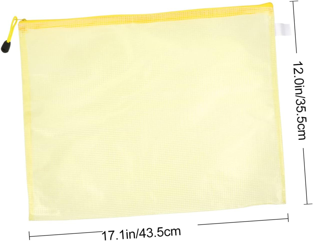 SHOWERORO 10Pcs Document Pouch Mesh File Bag Zipper Pouch Mesh Bags Zipper Random Color image number 4