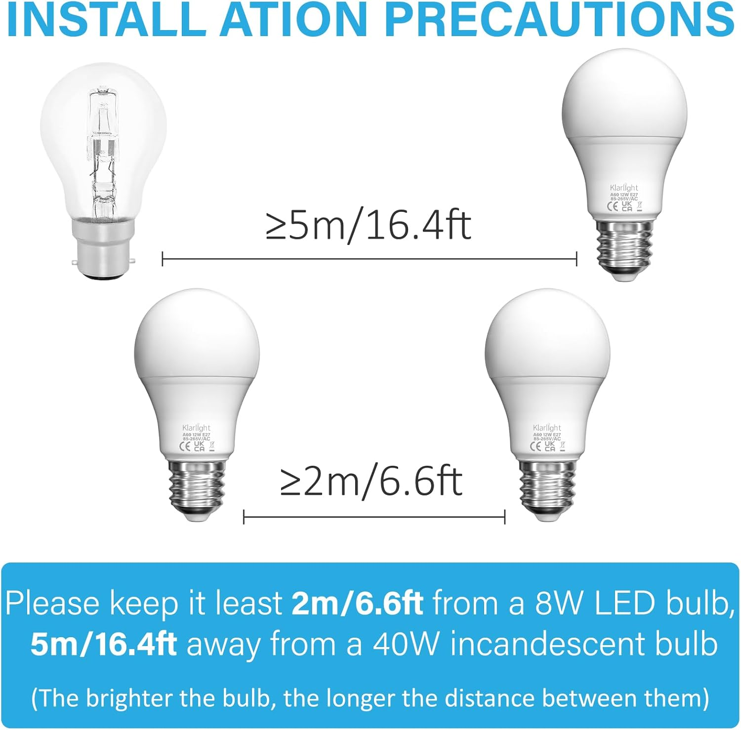 Bonlux 12W E27 Dusk to Dawn Outdoor LED Lights Sensor Bulbs, Automatic On/Off Lamps with 1000 Lm, for Porch, Garage, AC85-265V (Pack of 2, Cool White 6000K)