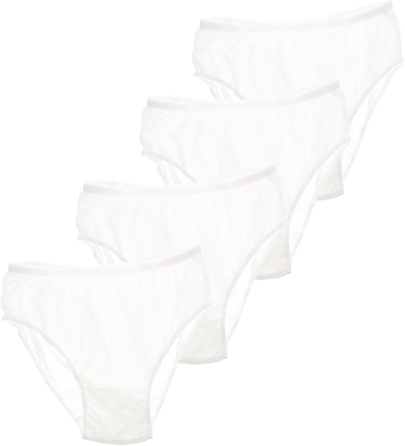 Happyyami 4Pcs Pregnancy Underwear Women Panties Disposable Cotton Underwear Women Panties Pack Comfortable and Elastic Maternity Undergarments image number 5