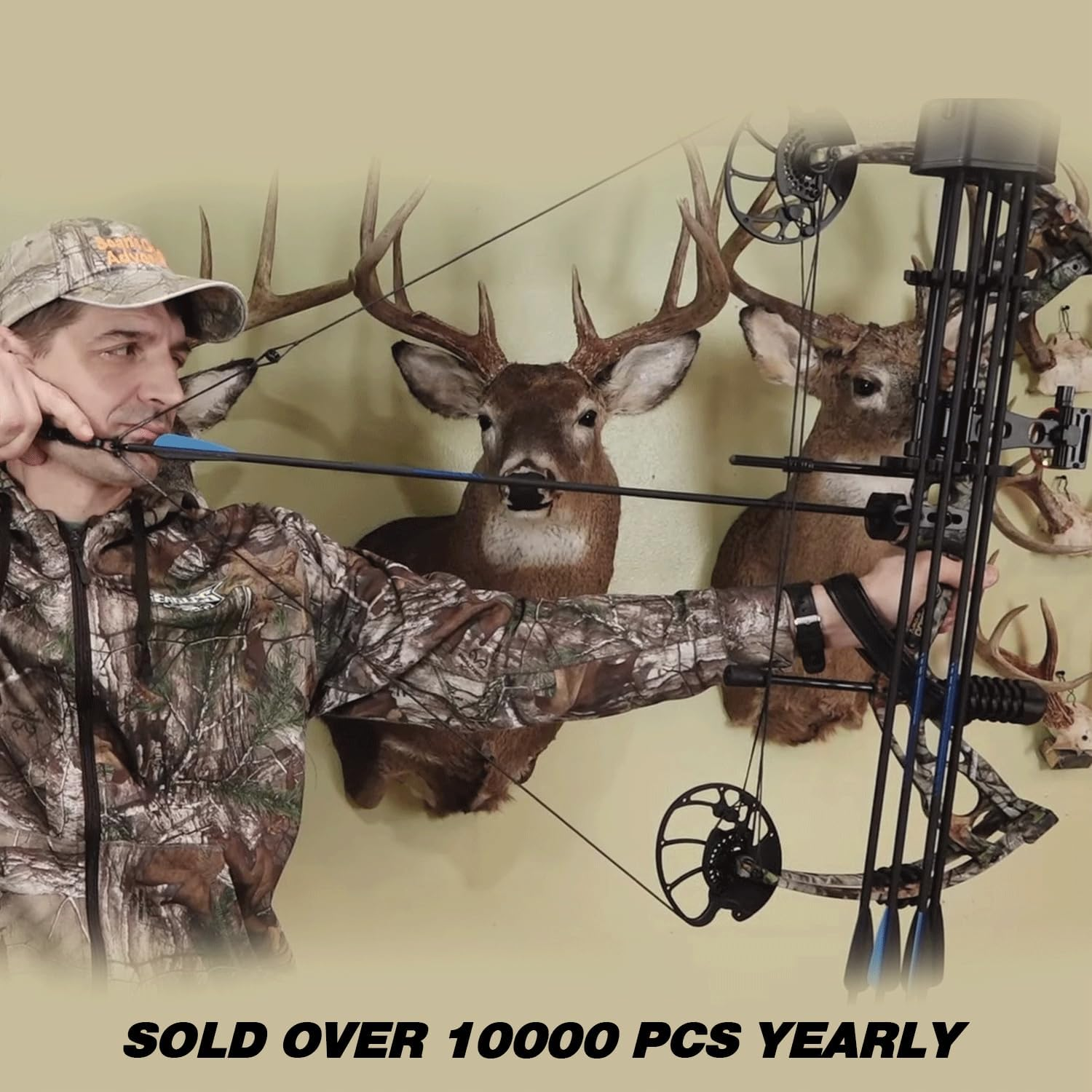 Sanlida Archery Dragon X8 RTH Compound Bow Package for Adults and Teens,18&rdquo;-31&rdquo; Draw Length,0-70 Lbs Draw Weight,Up to IBO 310 Fps,No Bow Press Needed,Limbs Made in Usa,Limited Life-Time Warranty image number 6