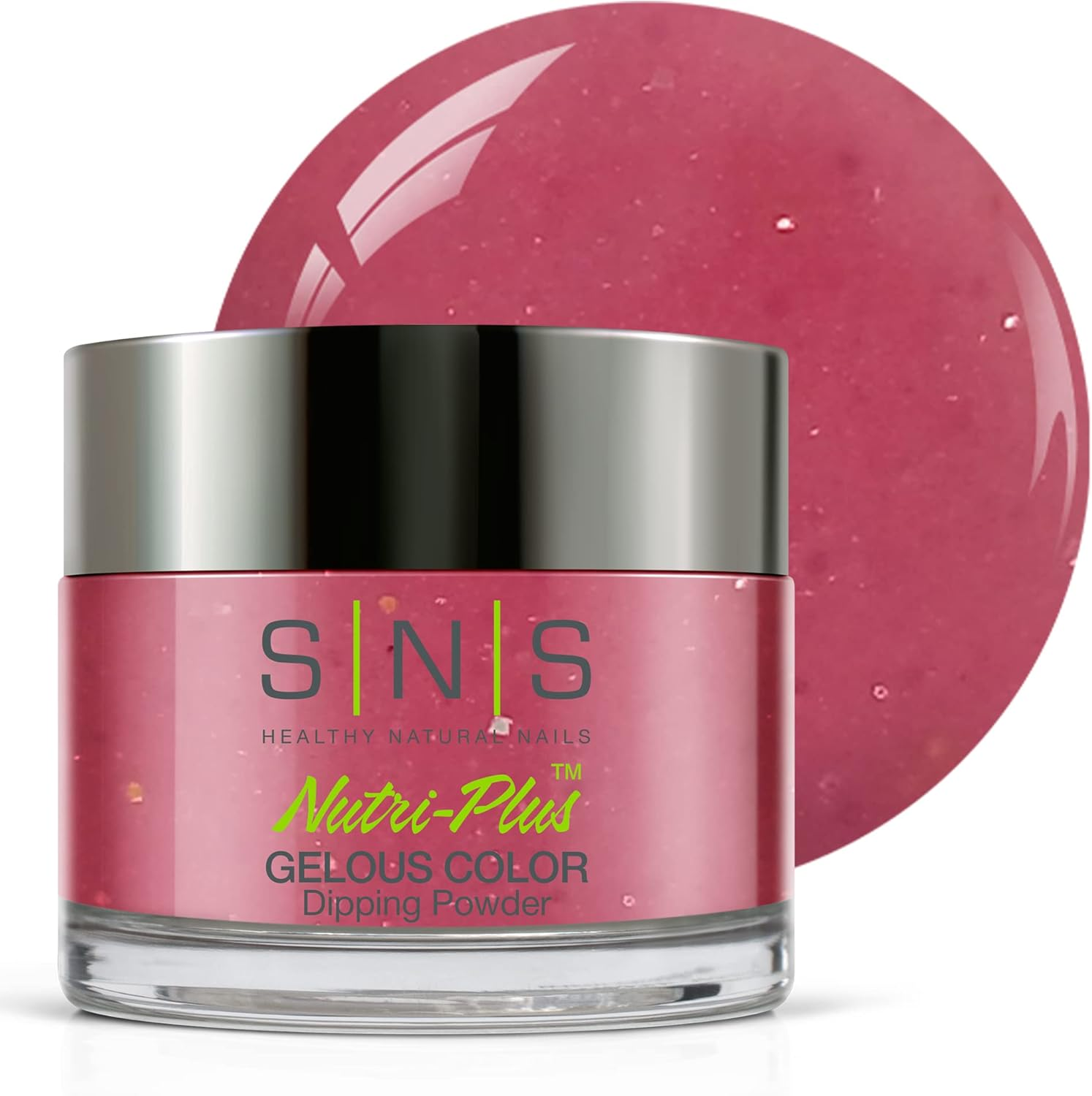 SNS Gelous BM12 Nail Dipping Powder, Happy Zinnia, 28 G