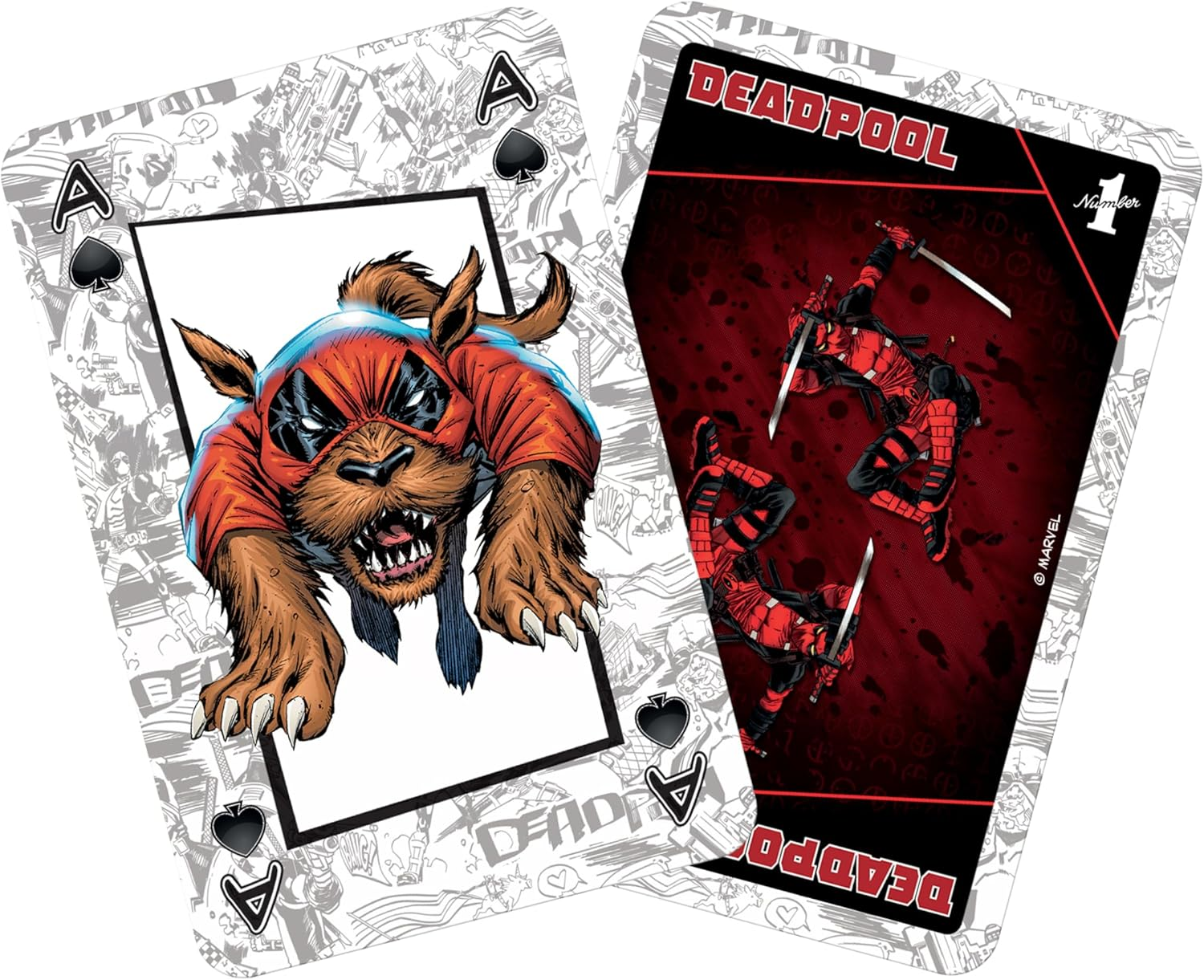Waddington'S No. 1 of London Playing Cards - Deadpool - Deadpool Fans Can Now Play with This Bespoke Waddingtons Number 1 Pack image number 2
