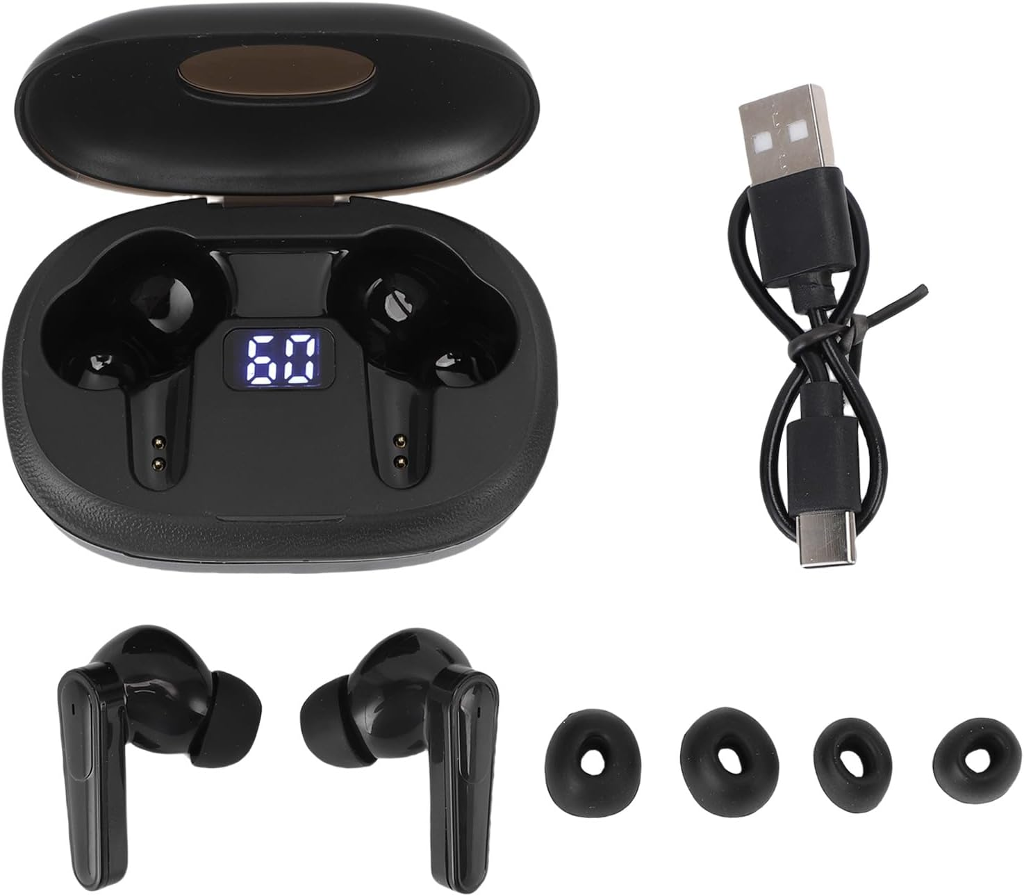 3 in 1 AI Translation Earbuds Real Time, BT 5.4 Translator Earbuds with APP for 164 Languages, Noise Reduction, IPX4 Water Proof, 7 Modes for Travel Business Learning image number 3