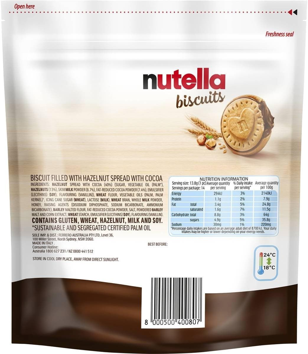 Nutella Biscuit 193 G image number 3
