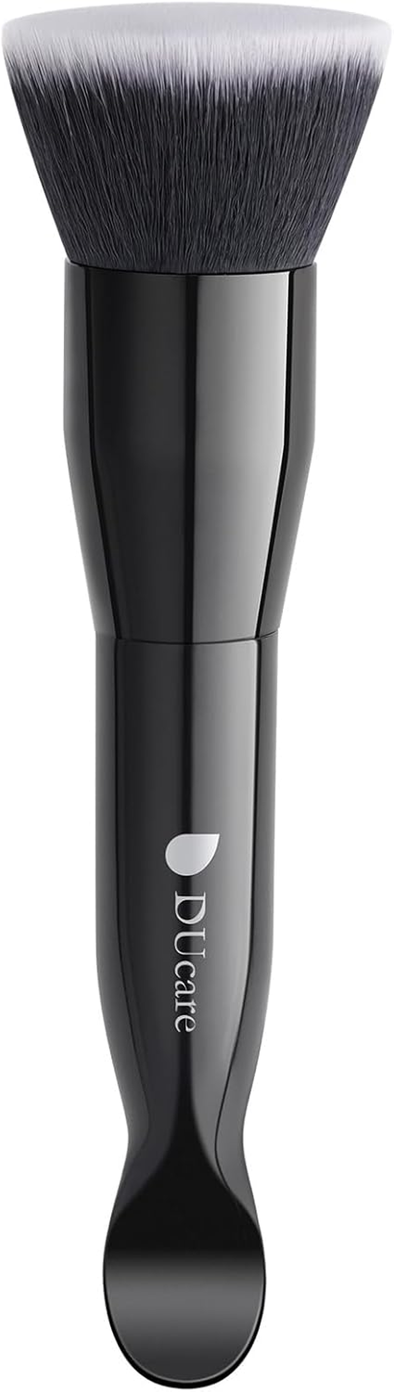 Ducare Foundation Brush, Ultra Thin Angled Makeup Brush, No Trace Facial Brush Face Makeup Brushes for Liquid Foundation, Blending Cream, Mask, Mud, Mixed Mask（Gold）