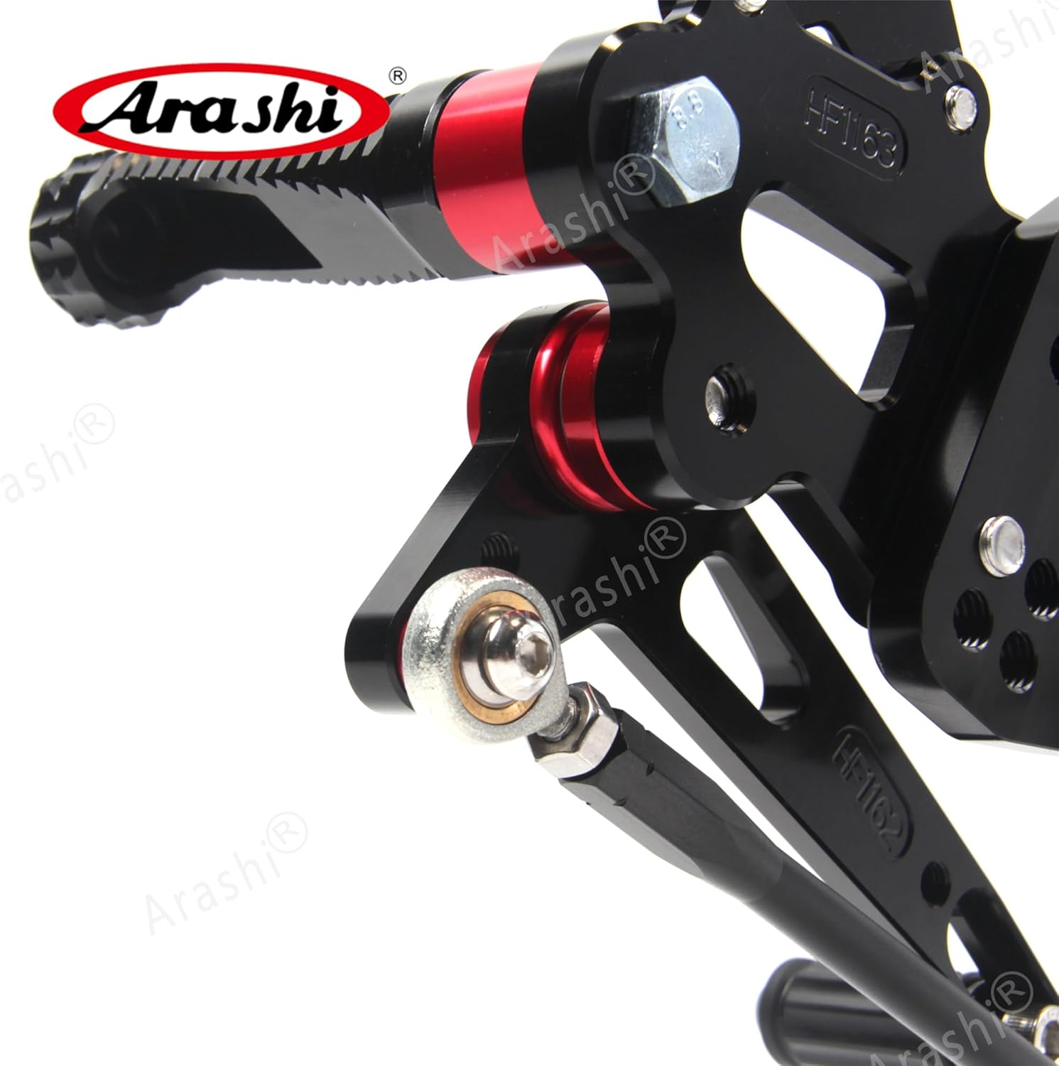 Arashi (Version 2.0) Rearsets for Kawasaki Z900 ZR900 2020-2022 Motorcycle Accessories Parts Adjustable Footrests Foot Peg Rear Sets Z ZR 900 Black image number 6