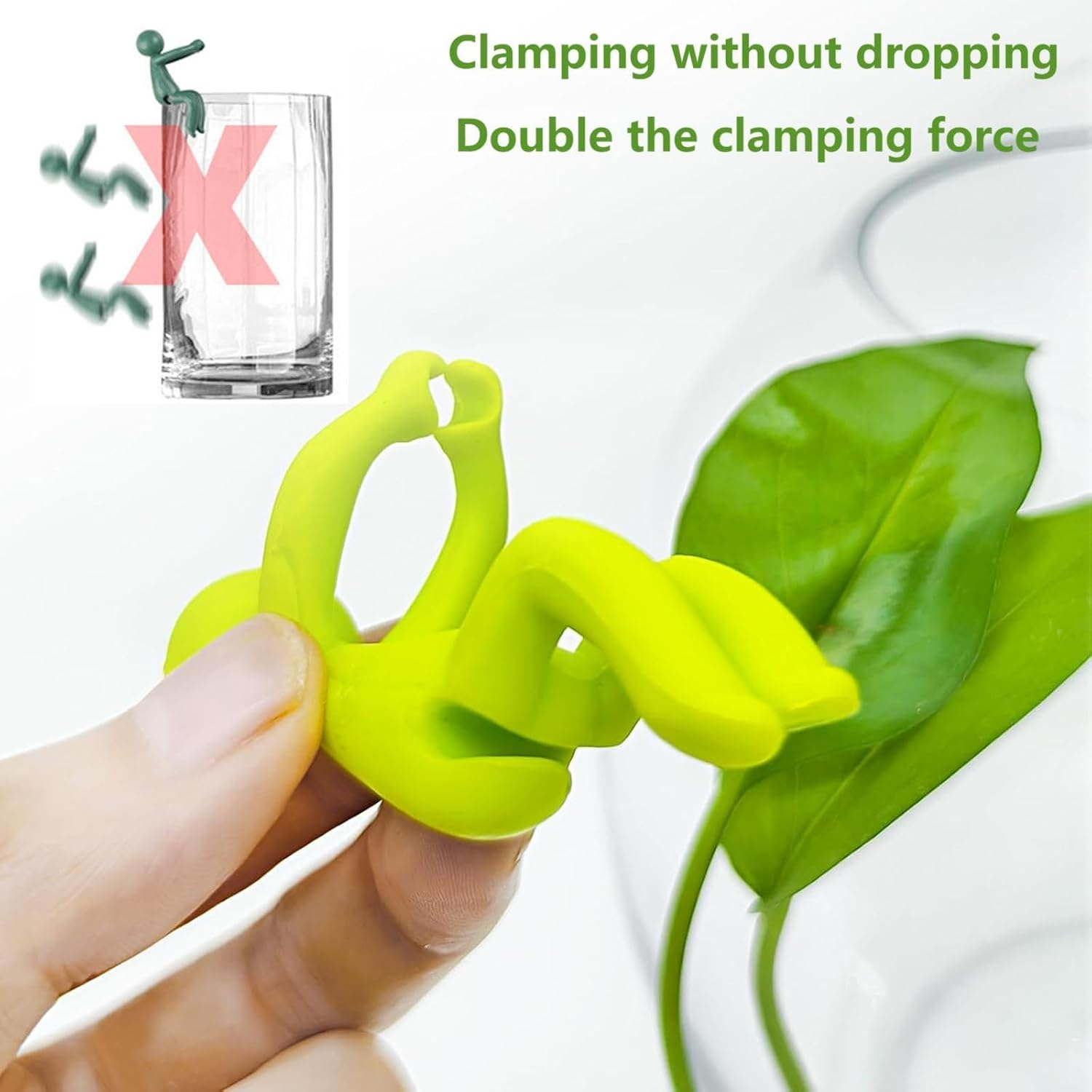 HKYLRAT 3 Pcs Plant Propagation Buddy, Little Man Plant Supports Plant Cutting Holder for Sprouts,Stems Shoots, Cuttings, Plant Nurturing Decorative Plant Supports Garden Decoration for Plant Lover image number 5