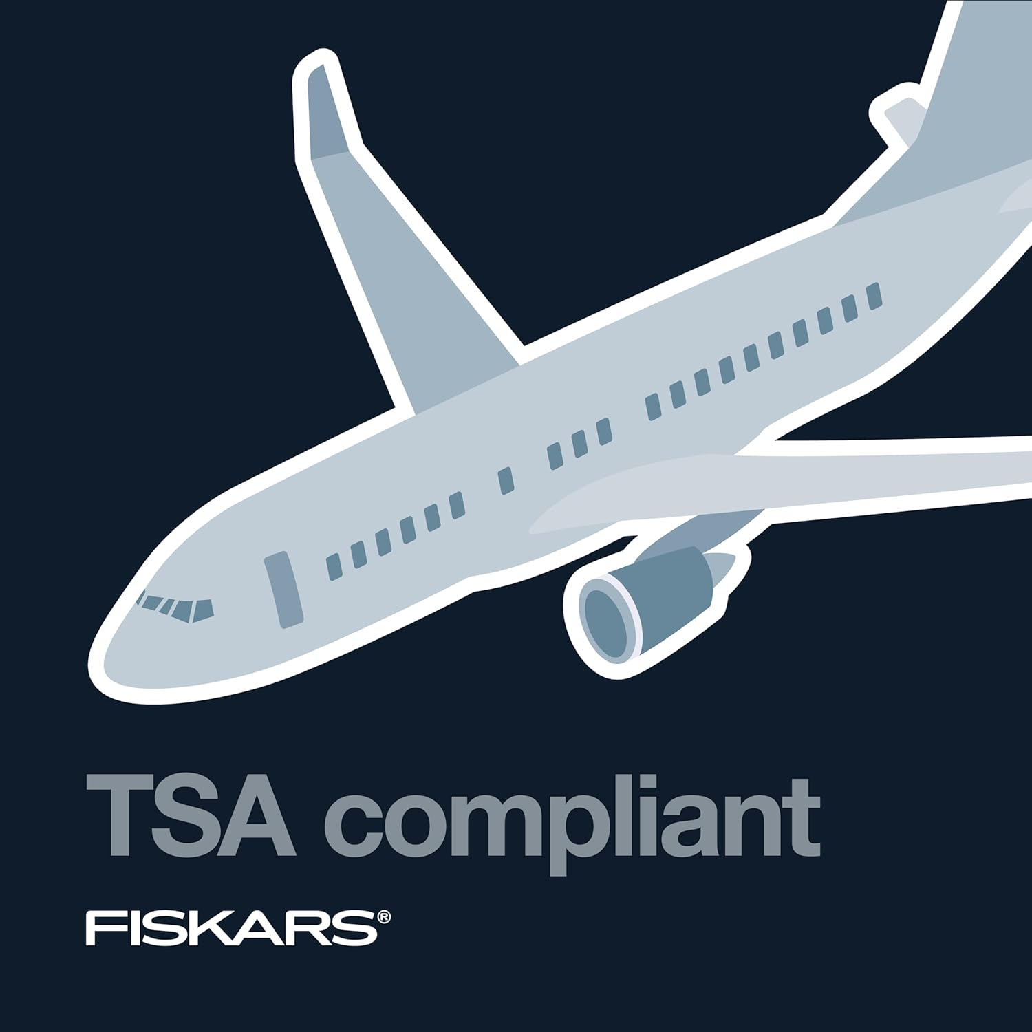 Fiskars Designer Folding Scissors 4"-Mountain Haze 1067375