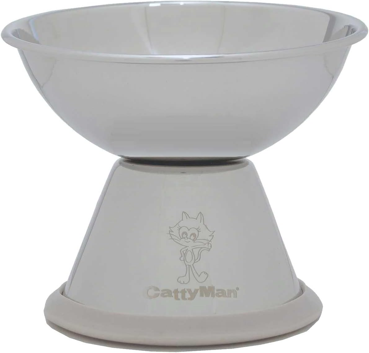 Cat-Man Stainless Steel Tableware for Cats (Cat Tableware) image number 3