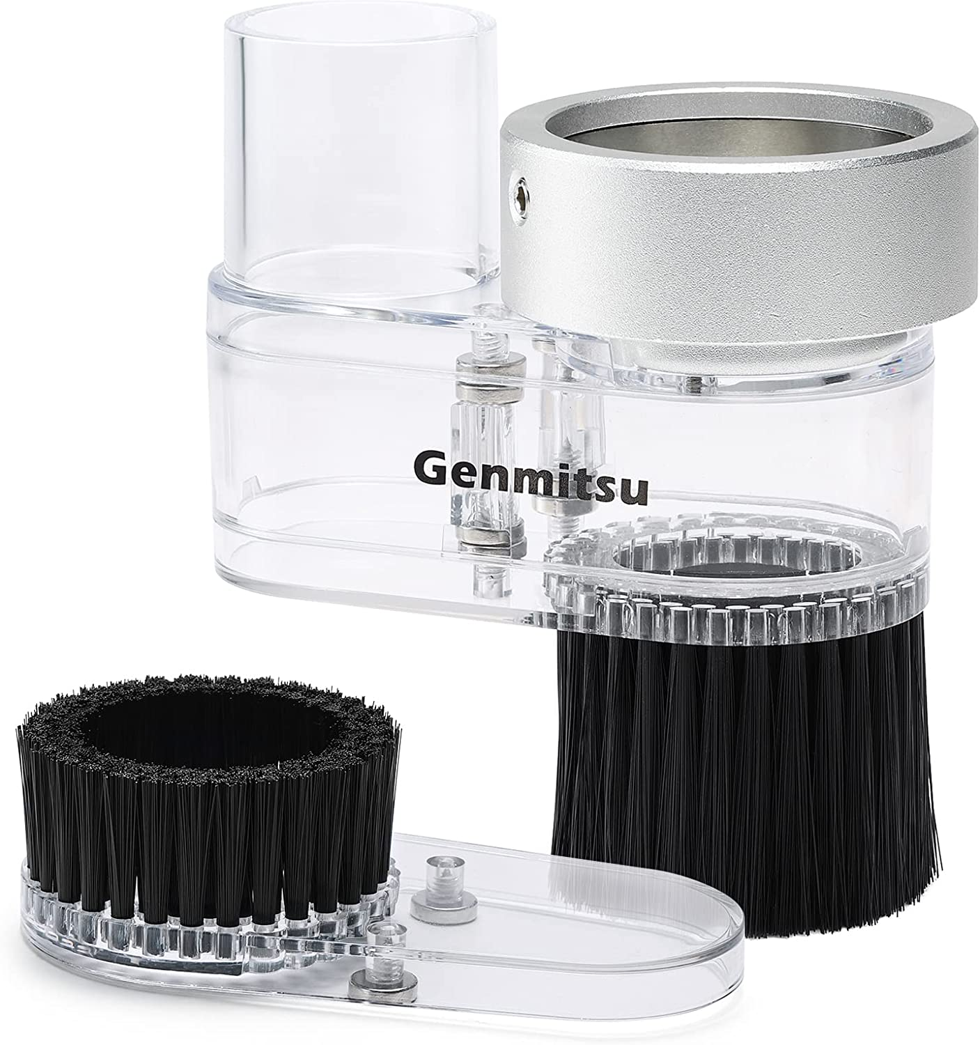 Genmitsu CNC ABS Dust Shoe for CNC Machines with a 52Mm Diameter Motor, Fits Most 300W-500W Spindle Motors, Hose Adapter Outer Diameter 38Mm (1.5&Prime;), Transparent image number 5
