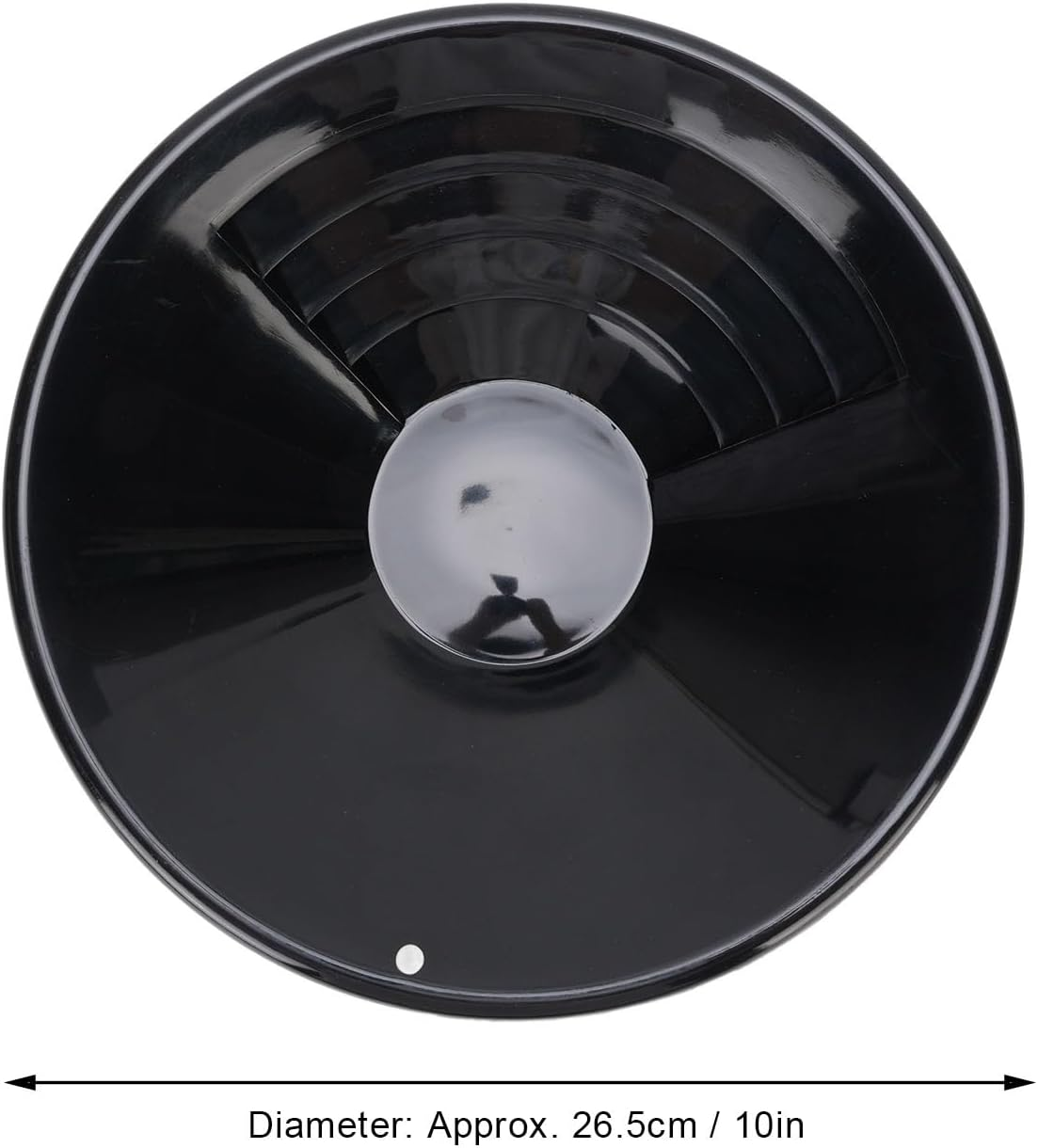 10 Inch Gold Panning Pan, Black Gold Pans for Easier Mining and Prospecting, ABS Lightweight Outdoor Gold Prospecting Collection Tool for Beginners and Experiments image number 6
