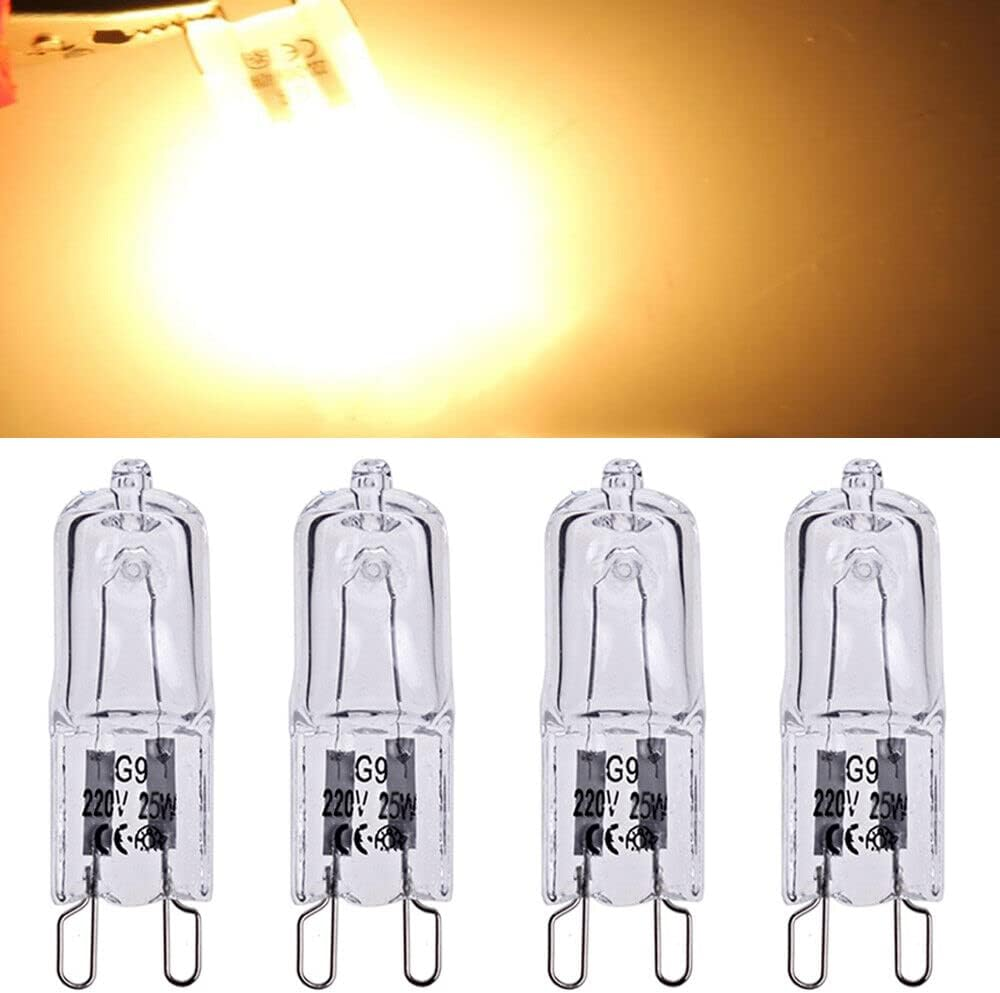 2X 25W G9 Warm White Halogen Oven Dimmable Bi-Pin Light Bulb 220-240V 2000Hr AU image number 1