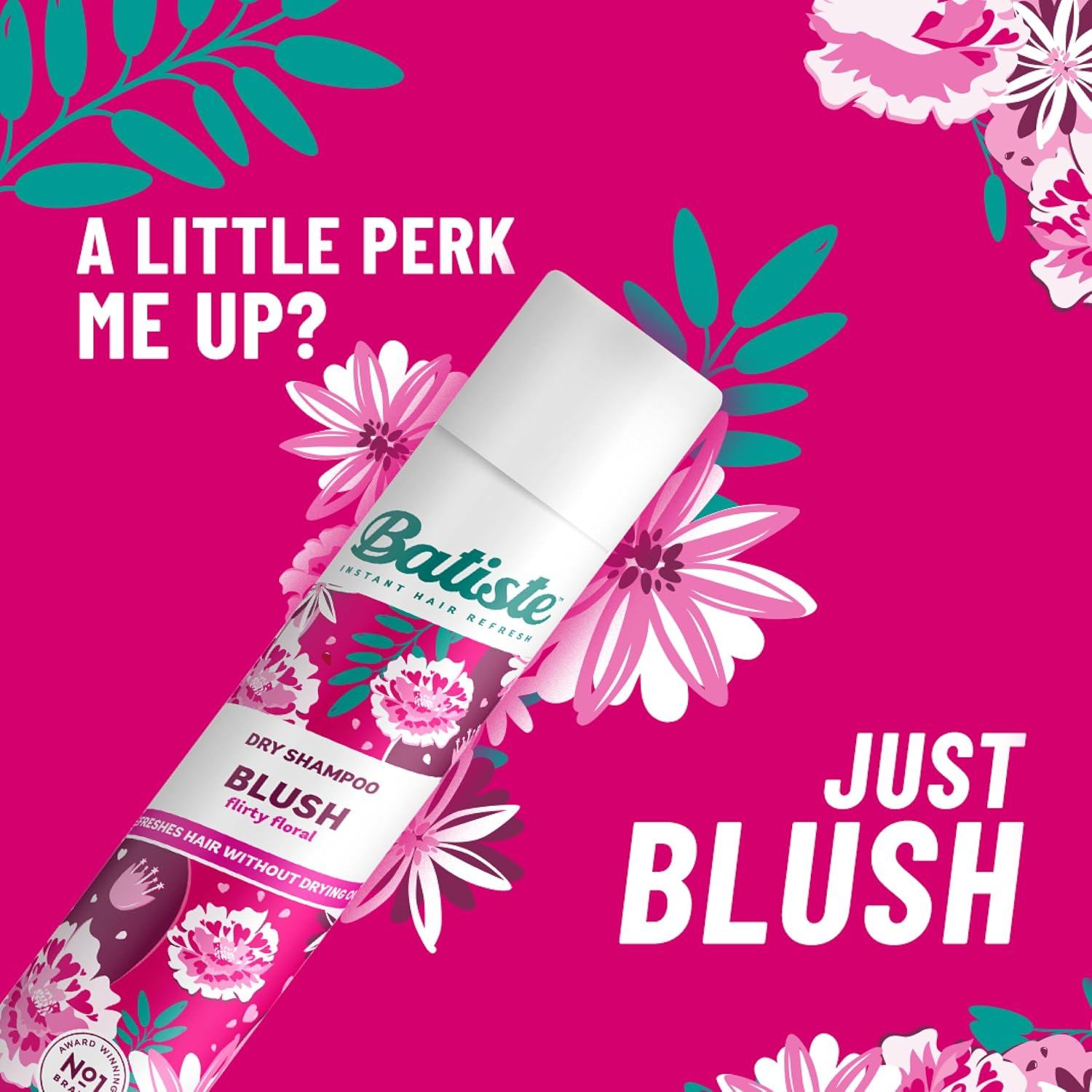 Batiste Dry Shampoo Floral Bundle, 3X 350Ml - Blush, Rose Gold & Eden Bloom Scents, Instantly Refreshes Oily Hair, Adds Volume & Texture, Quick Haircare for All Hair Types image number 2
