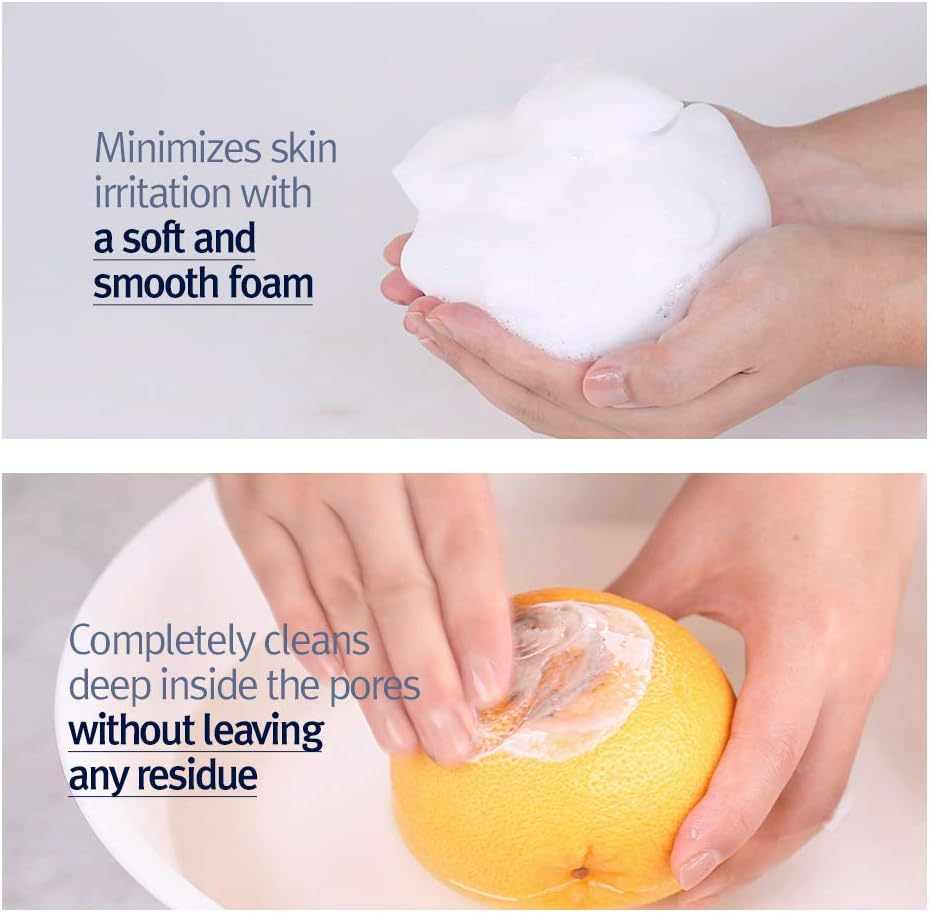 PYUNKANG YUL [PKY] Cleansing Foam - Korean Facial Wash for All Skin Types - Zero-Irritation Face Washer Extracted from Coconut - Moisturized Skin & Creating Moisture Barrier after Cleansing (5.1 Fl. Oz, 150Ml)