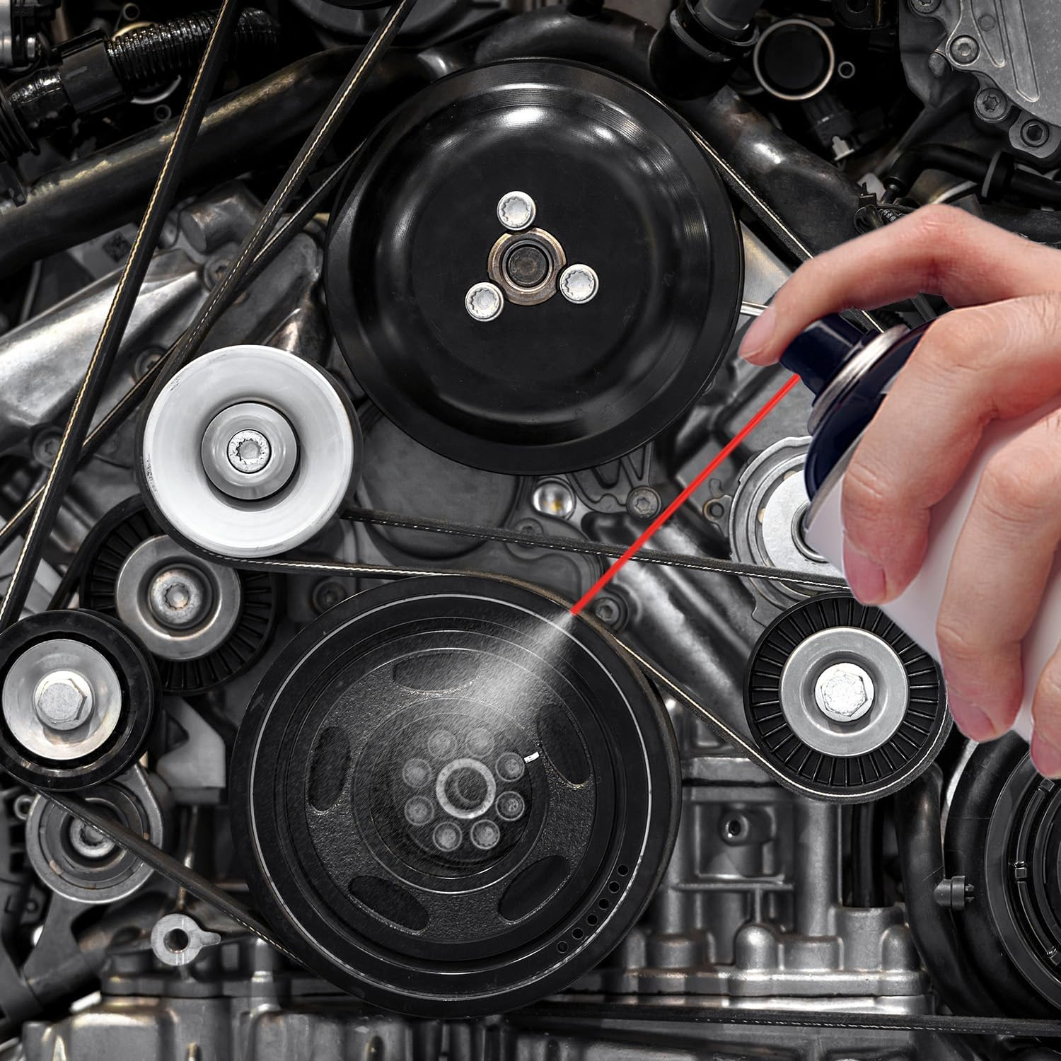 50Pcs Spray Can Replacement Straws with 30Pcs Foam Nozzles, 4.7 Inch Extension Tubes for Aerosol Spray Nozzles Plastic Straws for Paint Lubricant Cleaner Foam in Narrow Spaces image number 2