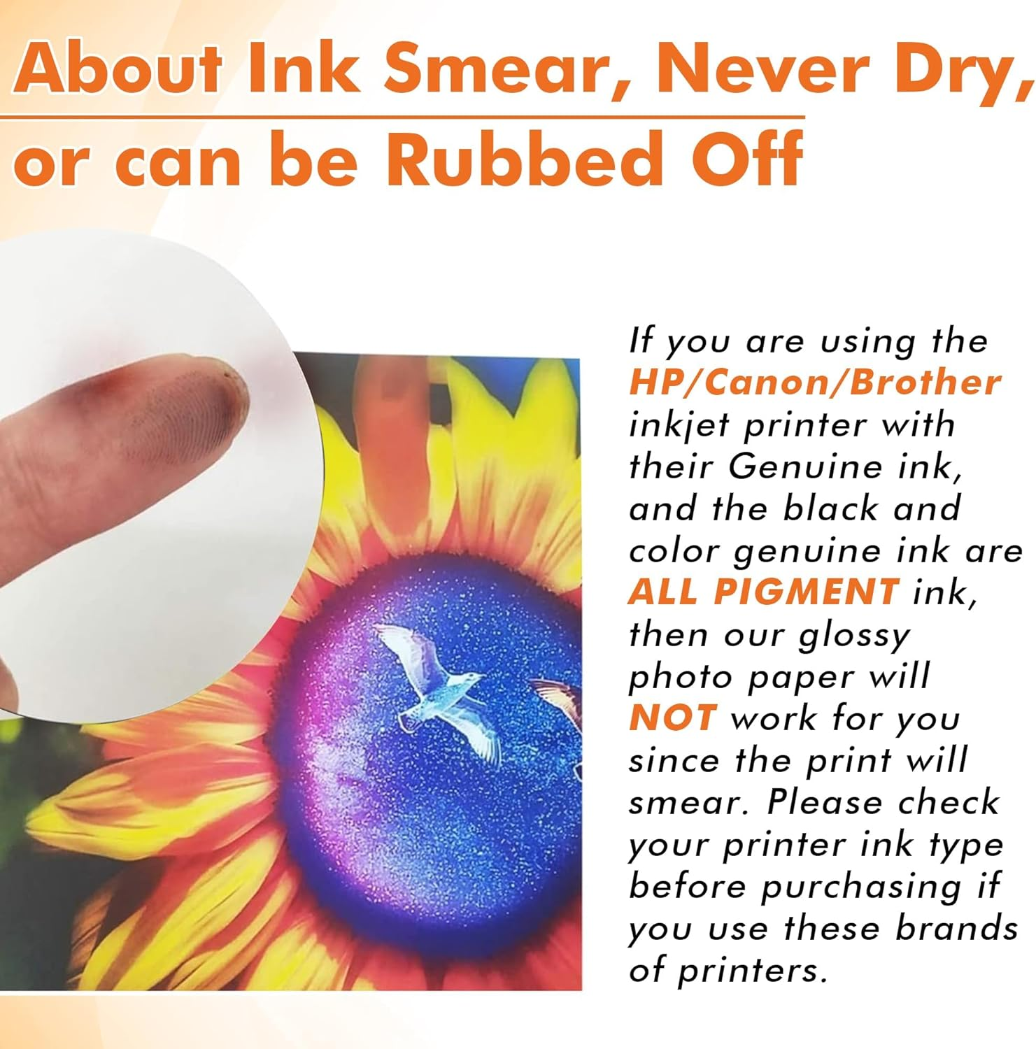 Koala Thin Glossy Inkjet Printer Paper for Inkjet Printers for DIY Chip Bag and Print Brochure Flyer A4 Size 135GSM 50 Sheets 36LB image number 1