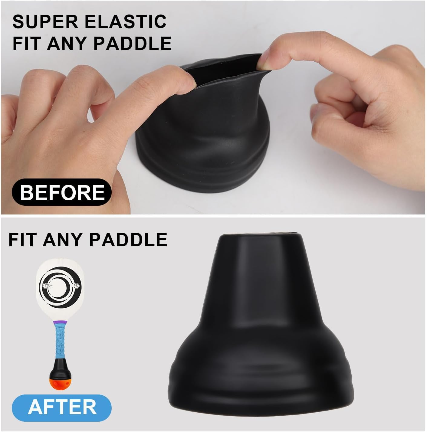 2Pcs Pickleball Ball Retrievers, Pickleball Picker Upper Grabber Suction Cup Easily Picks up Balls without Bending Fits Any Standard Pickleball Pickup Paddles for Practice Pickleball Accessories Gifts image number 5