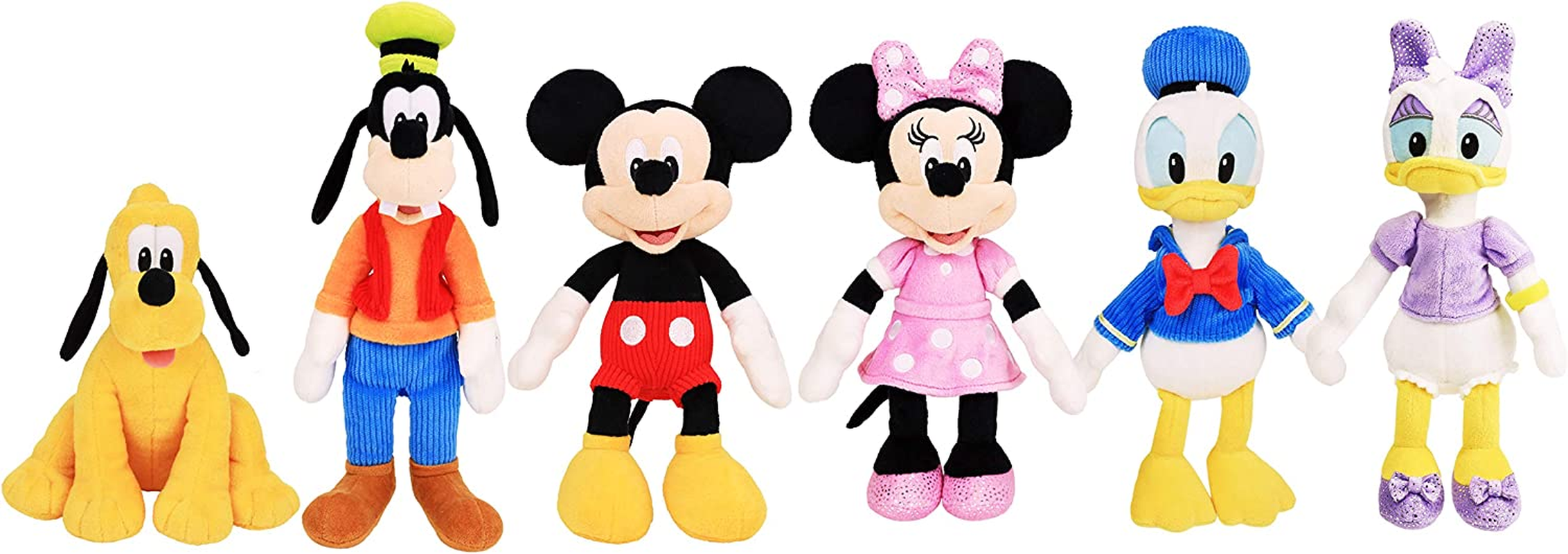 Disney Junior Mickey Mouse Bean Plush Minnie Mouse Stuffed Animal, Kids Toys for Ages 2 up by Just Play image number 2