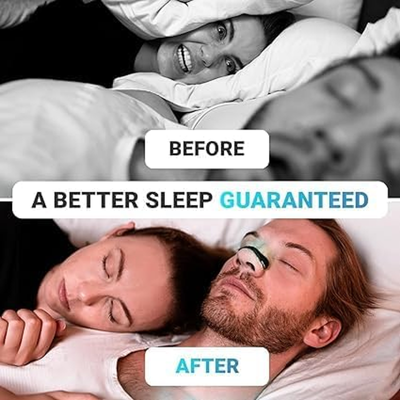 60 Count Breathing Nasal Strip, Breathing Nose Magnets, Anti-Snoring Sleep Nasal Strips, Antisnore Sleep Aid for Men & Women (Black) image number 3