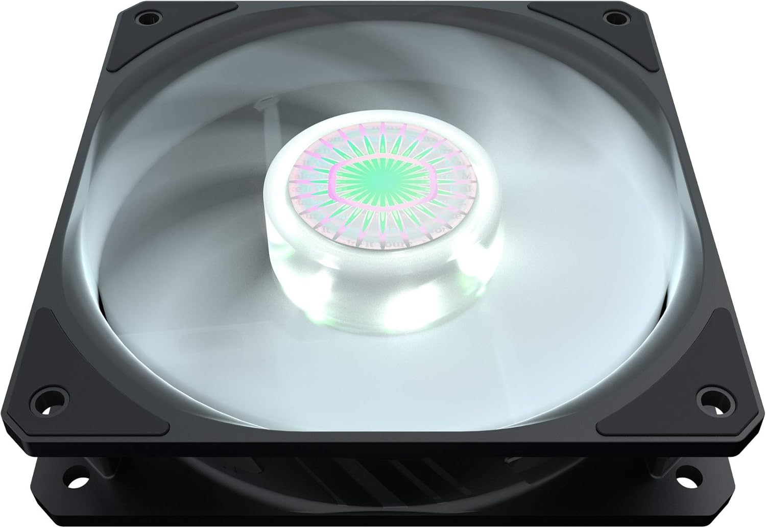 Cooler Master Sickleflow 120 White LED Case & Cooling Fan - Translucent Air Balance Blades, 62 CFM, 2.5 Mmh2O, 8 to 27 Dba - White LED
