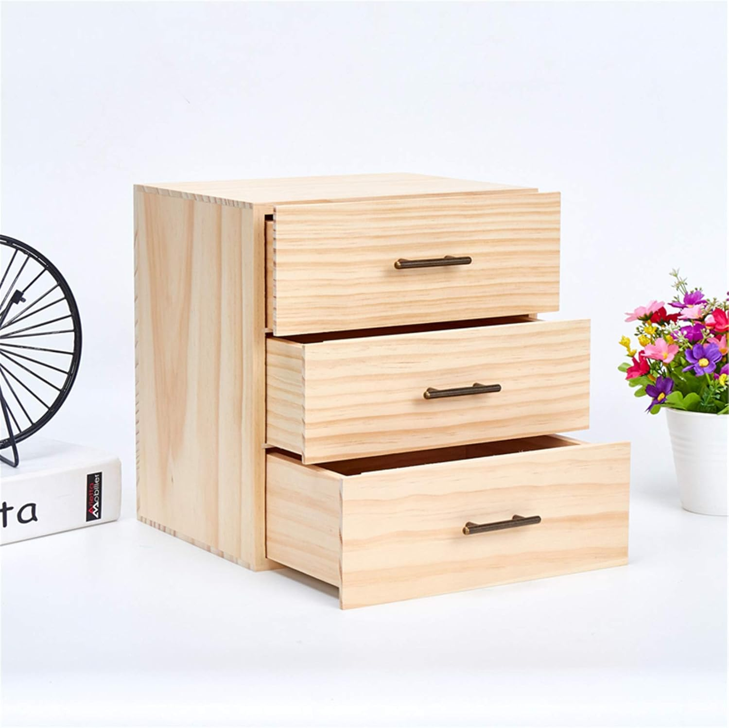 Pure Vie Wooden Essential Oil Storage Box Home Fragrance Carrier Case, Holds 90 Bottle (Fits 5-15Ml) - Aromatherapy Organizer Makeup Nail Polish Perfume Container - Keep Your Oil Safe & Space Saver image number 5