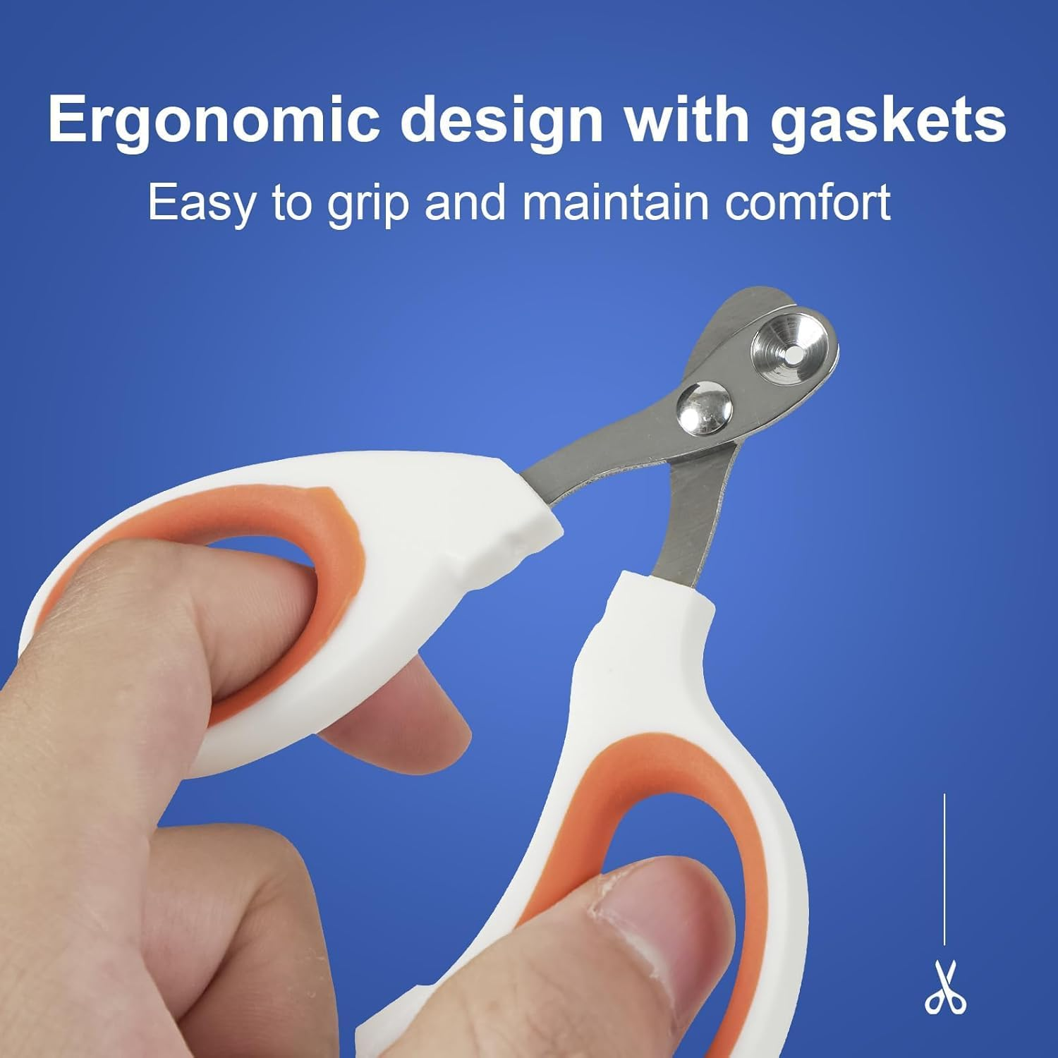 Cat Nail Clippers with round Cut Holes Safety Guard,Cat Claw Trimmers,Pet Nail Clippers,Suitable for Small Animals Such as Cats, Birds, Hamsters, Rabbits,Ferrets, Chinchillas, Guinea Pigs image number 6