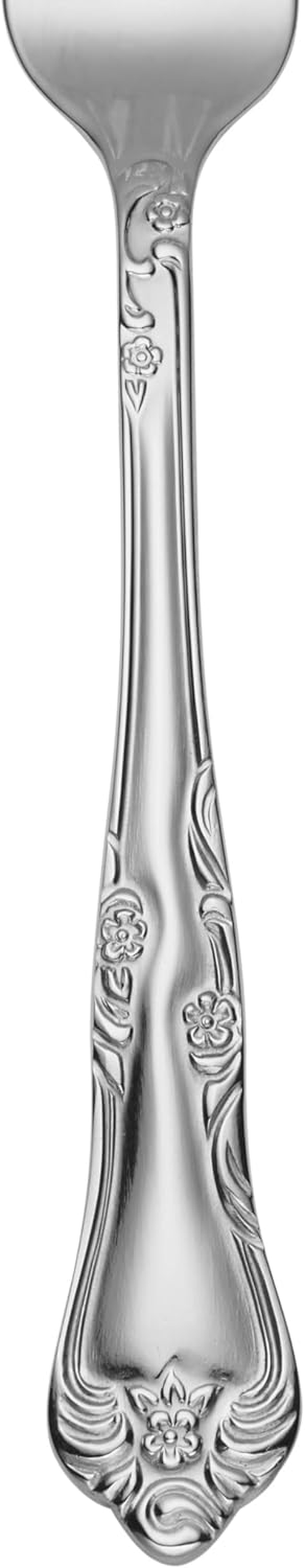 Oneida Azalea 20 Piece Everyday Flatware, Service for 4, 18/0 Stainless Steel, Silverware Set, Dishwasher Safe, Silver image number 6