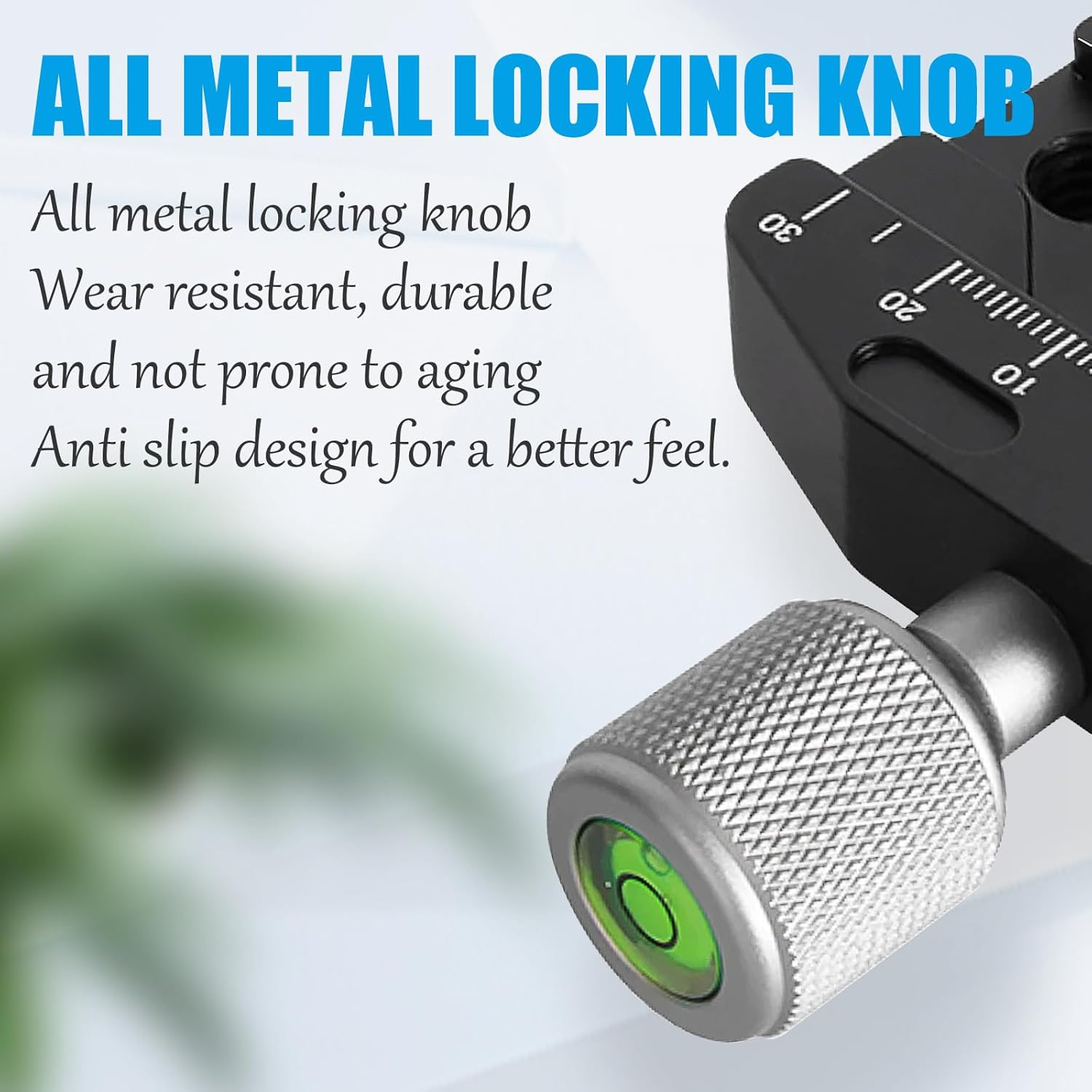 Powerful 70Mm Quick Release Clamp, Professional Replace Adapter Plate for Arca Swiss Camera Tripod and for Manfrotto Rc2 Standard Tripod Ballhead image number 6