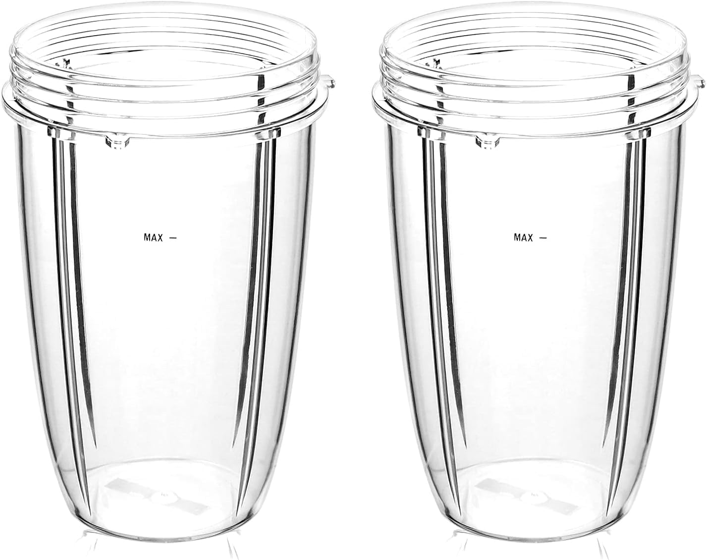 Replacement Cup for Nutribullet Replacement Parts 18Oz/24Oz/32Oz for Nutri Bullet 600W and 900W, Pack of 2 (24Oz) image number 1