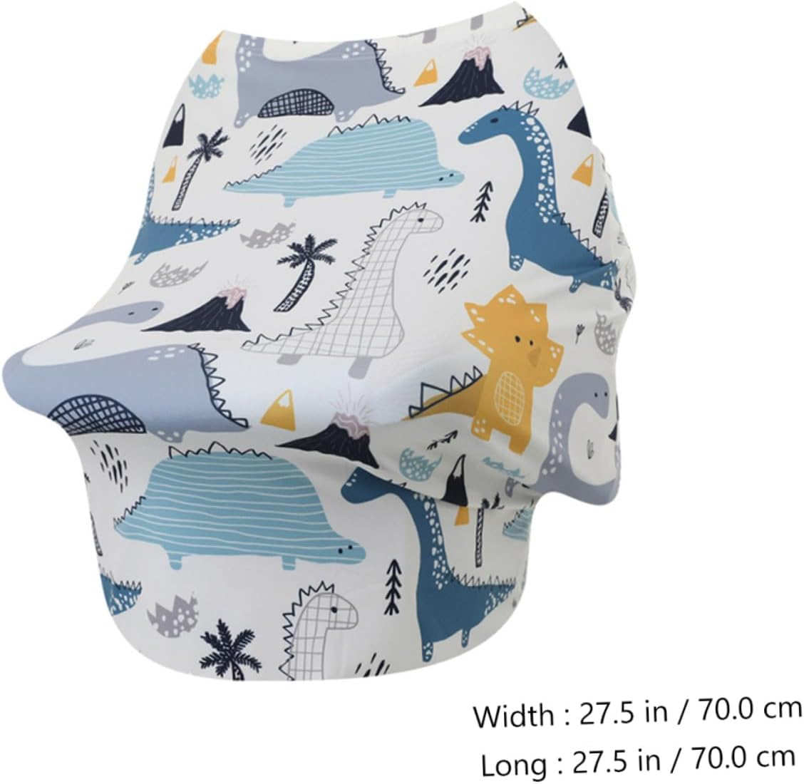 LABRIMP Cotton Multifunctional Nursing Cover Scarf for Breastfeeding and Stroller Use Windproof Stroller Cover and Privacy Cloak Soft Breathable Outdoor Nursing Accessory for Mothers