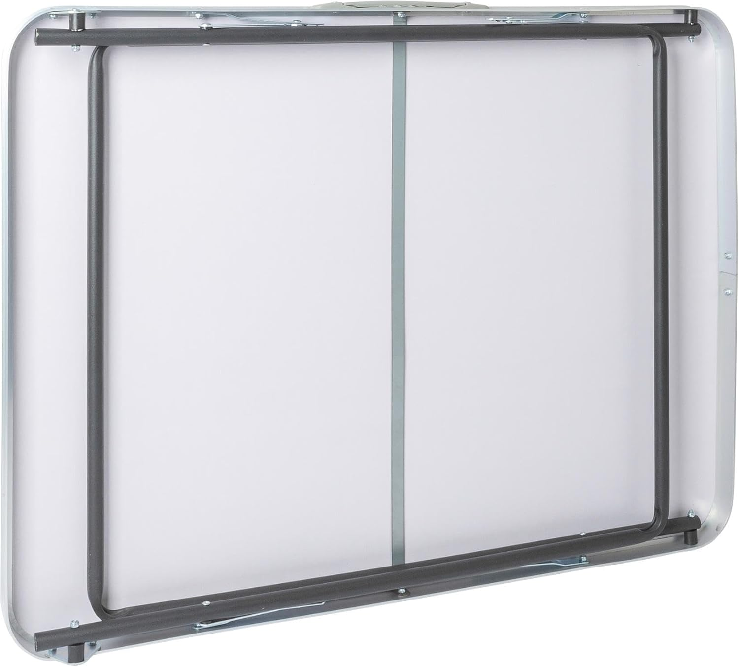 Harbour Housewares Folding Table - 80Cm X 60Cm - Black - Small Metal Trestle Tables Foldable Portable Side Table for Indoor, Outdoor, Garden, BBQ, Pinic, Dining, Camping - Brown image number 6