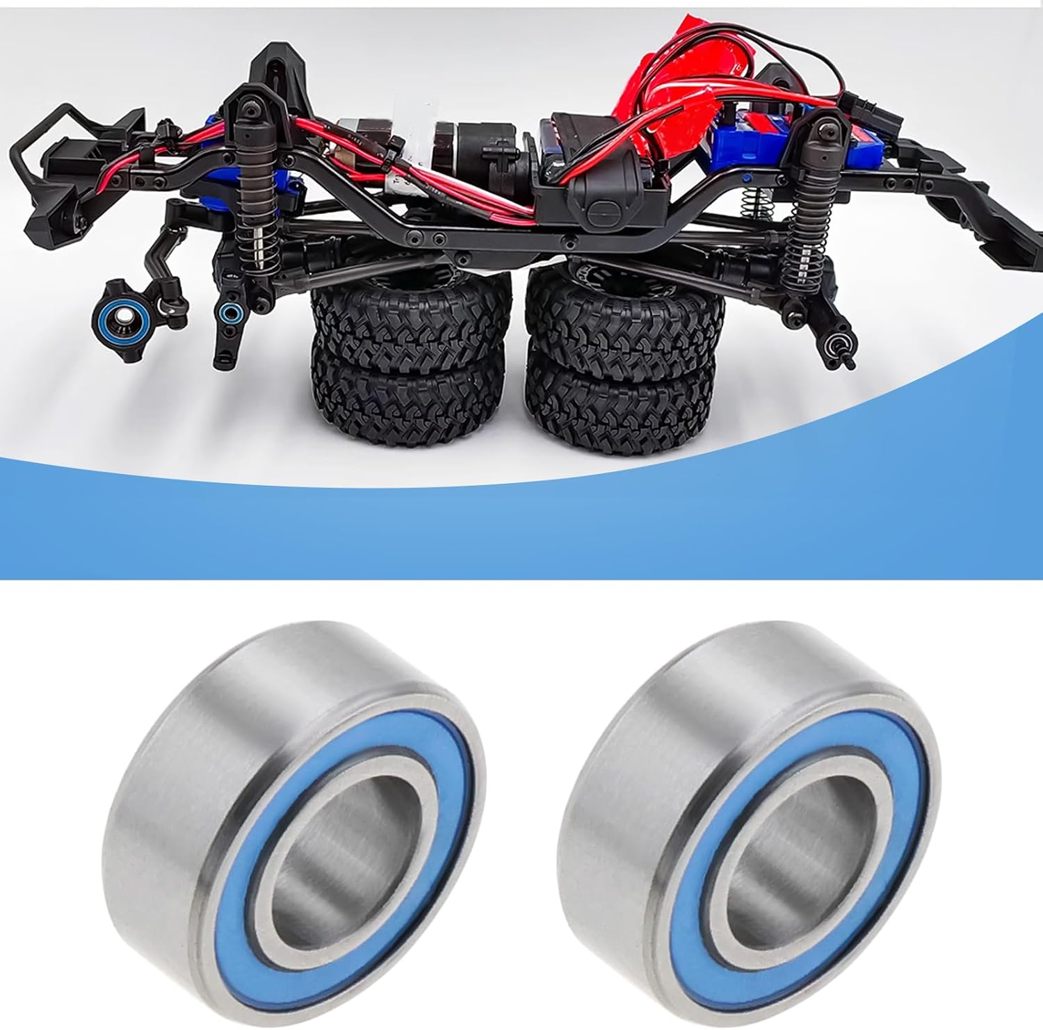 10PCS MR105-2RS Rubber Sealed Ball Bearing ID 5Mm OD 10Mm Width 4Mm Robot Rc Car Rc Helicopter Rc Plane Deep Groove Ball Bearings image number 4