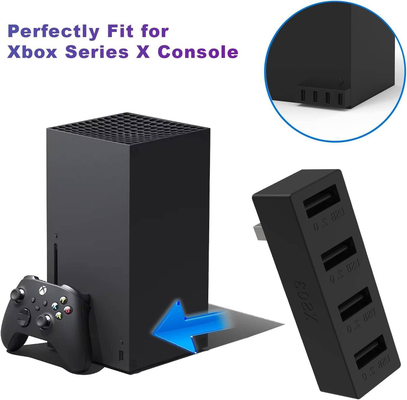 4 Ports USB Hub 2.0 for Xbox Series X/S, High Speed USB Hub Splitter Expansion Adapter Compatible with Xbox Series X/S Console image number 5