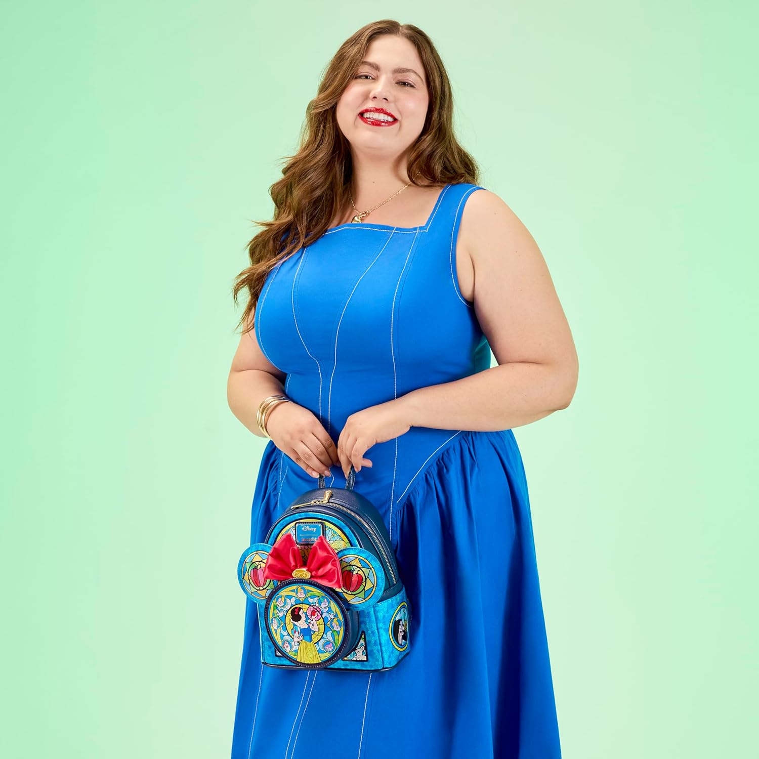 Loungefly Disney Princess Stained Glass Collection: Snow White Mini-Backpack, Amazon Exclusive