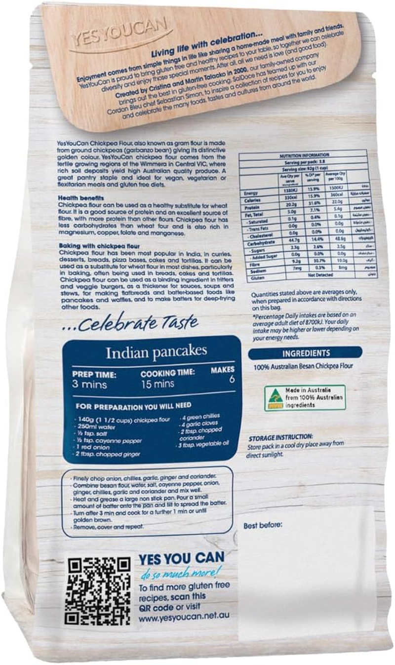 Yesyoucan Besan Chickpea Flour G/F 350G