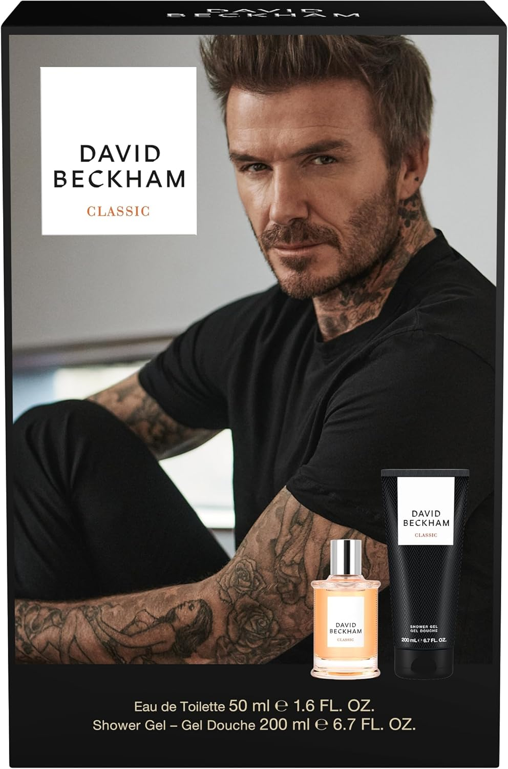 David Beckham Classic Eau De Toilette & Shower Gel Gift Set for Him,50Ml & 200Ml image number 2