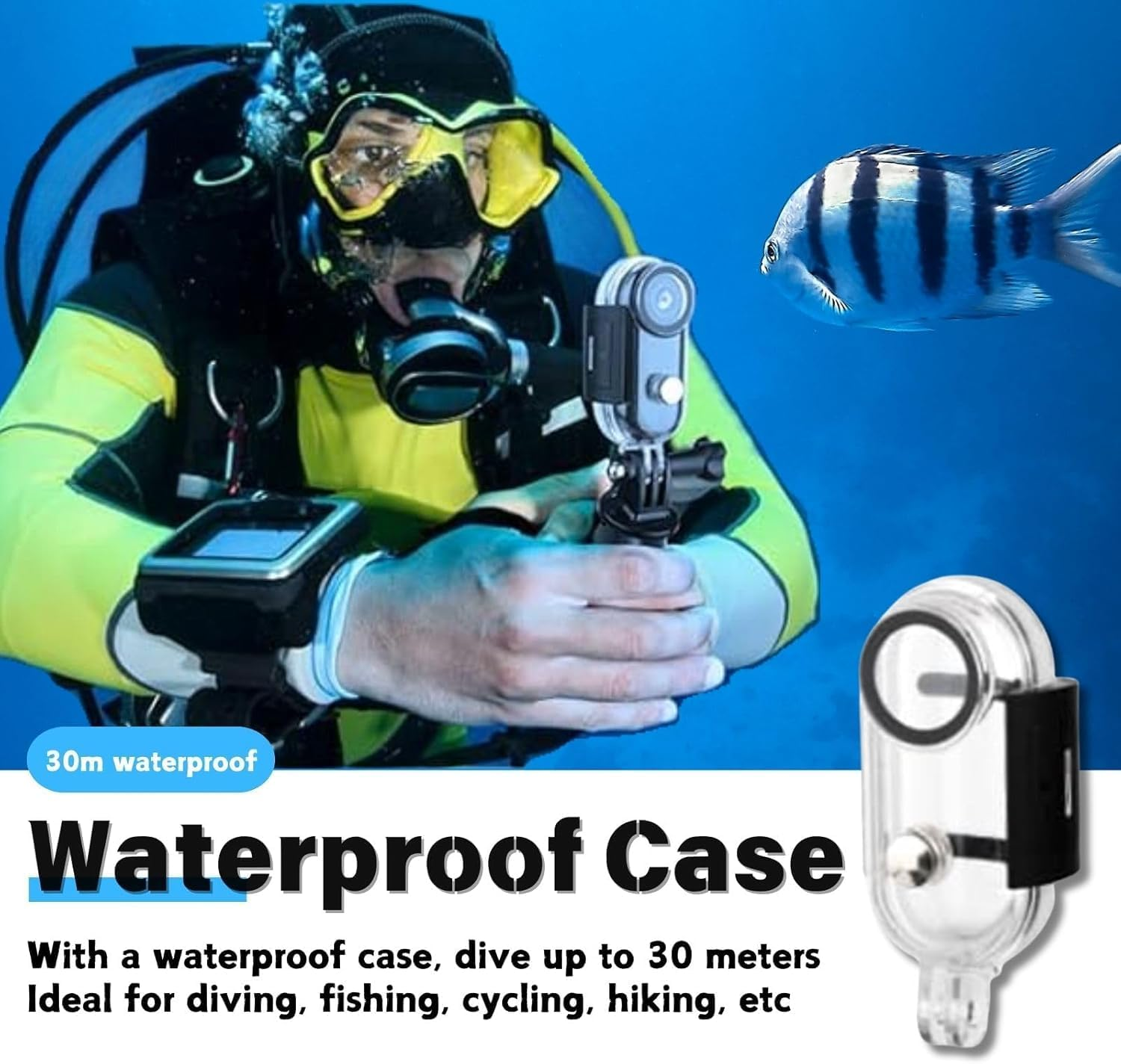 4K Body Camera, POV Pro 4K,Wearable Camera with 360&deg;Rotatable Clip & Magnetic Clip,120 Minutes for Recording,Take for Lecture, Traveling,Pet Walking and Outdoors Activities(4K-P-64G) image number 2