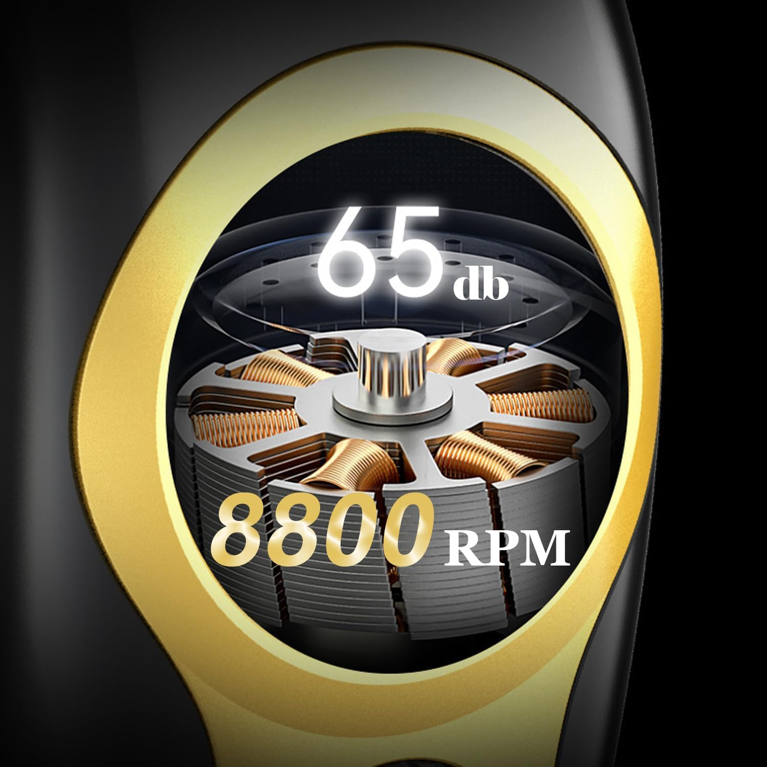 KEMEI 2373 Professional Hair Clipper for Men Maglev Brushless Motor, DLC Fading Blade, Men'S Cordless Hair Clipper Set, Adjustable DLC Blade Barber Machine image number 4