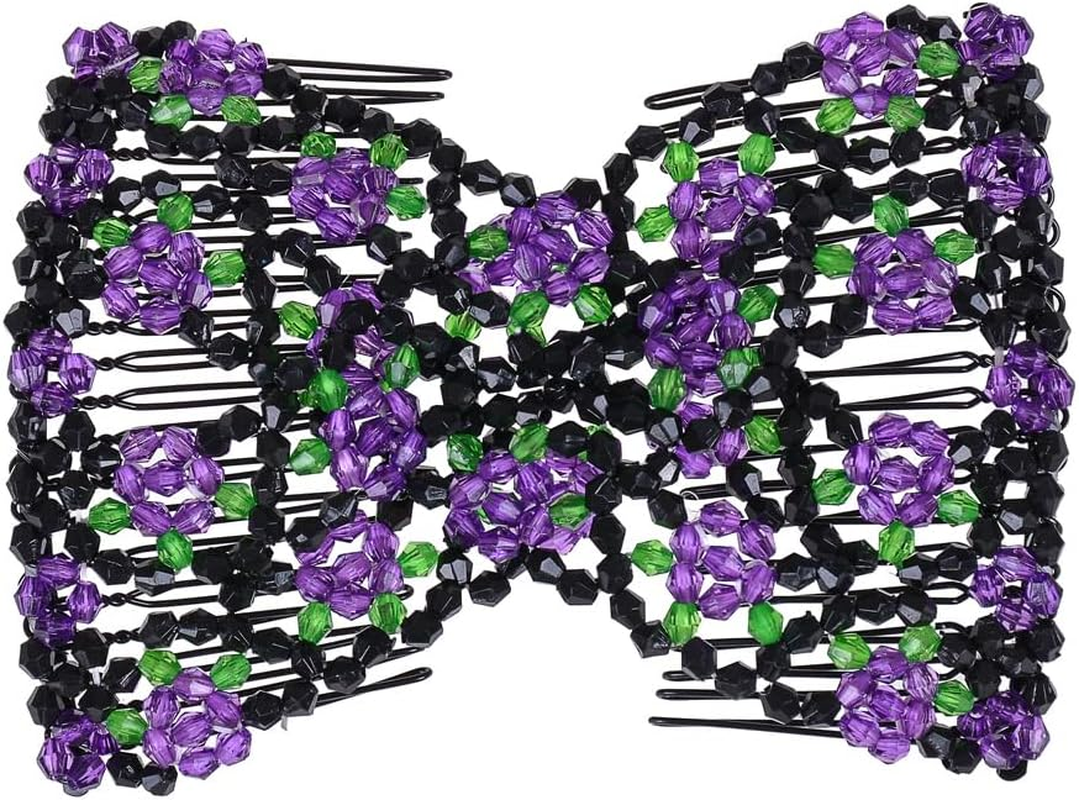 Casualfashion Magic Easy Combs Double Stretching Combs, Thick and Thin Hair, Hair Accessory for Popular Hairstyles, Pack of 6