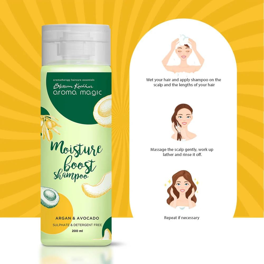 Aroma Magic Moisture Boost Shampoo, 200 Ml image number 4