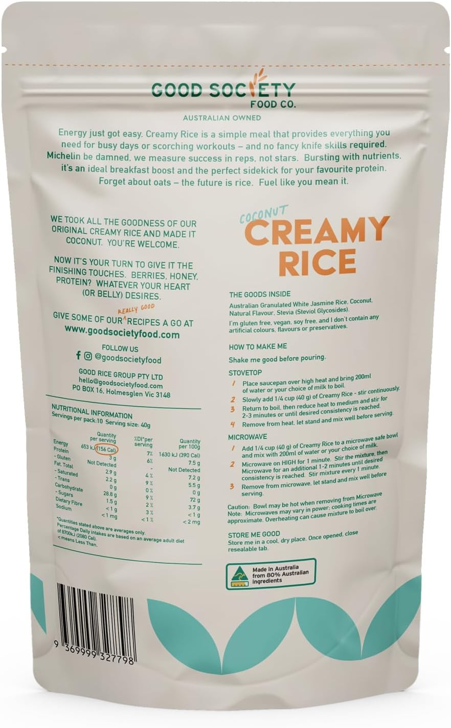 Creamy Rice 400G - Coconut image number 2