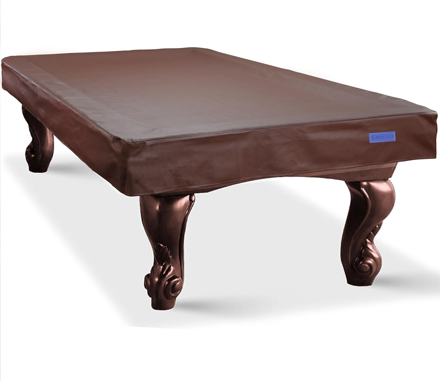 K-Musculo Pool Table Cover, Heavy Duty Leatherette Billiard Table Cover, Waterproof and Tearproof, 6.5/7/ 7.5/8/ 8.5/9 Foot Fitted