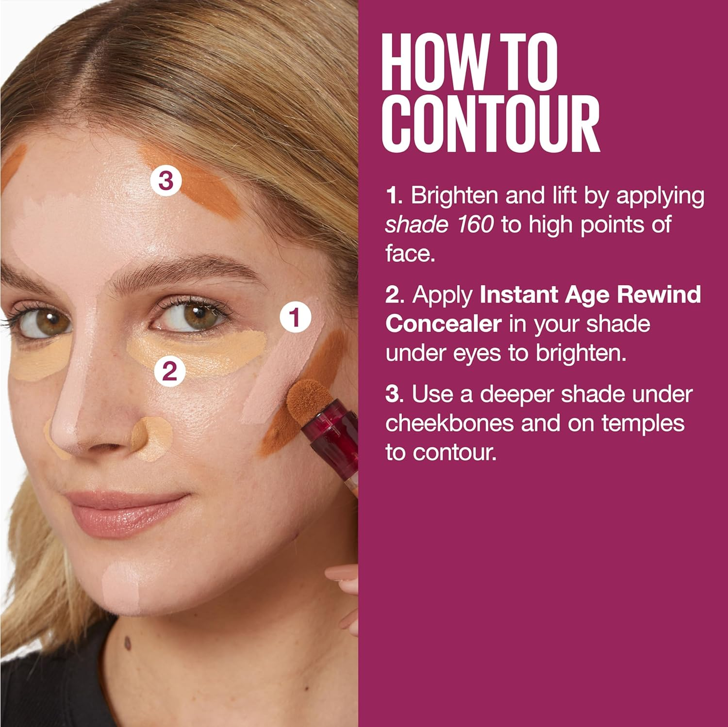 Maybelline Instant Age Rewind Eraser Dark Circles Treatment Multi-Use Concealer, 140, 1 Count (Packaging May Vary)